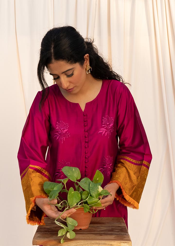 Humaira Shakir Magenta II Women 2pcs