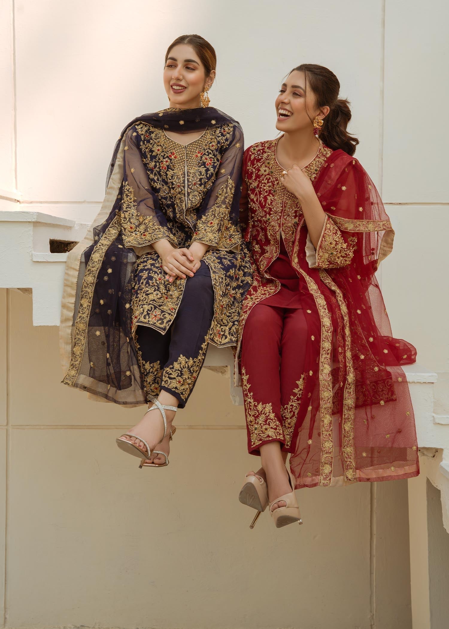 Laleen Blue Jewel Women 4pcs