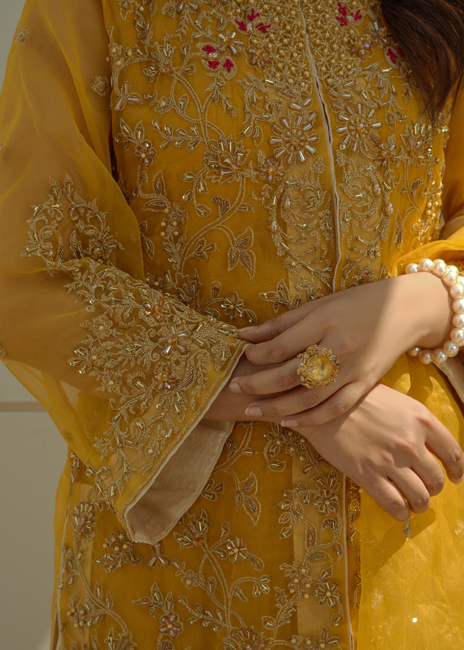 Laleen Mustard Jewel Women 4pcs