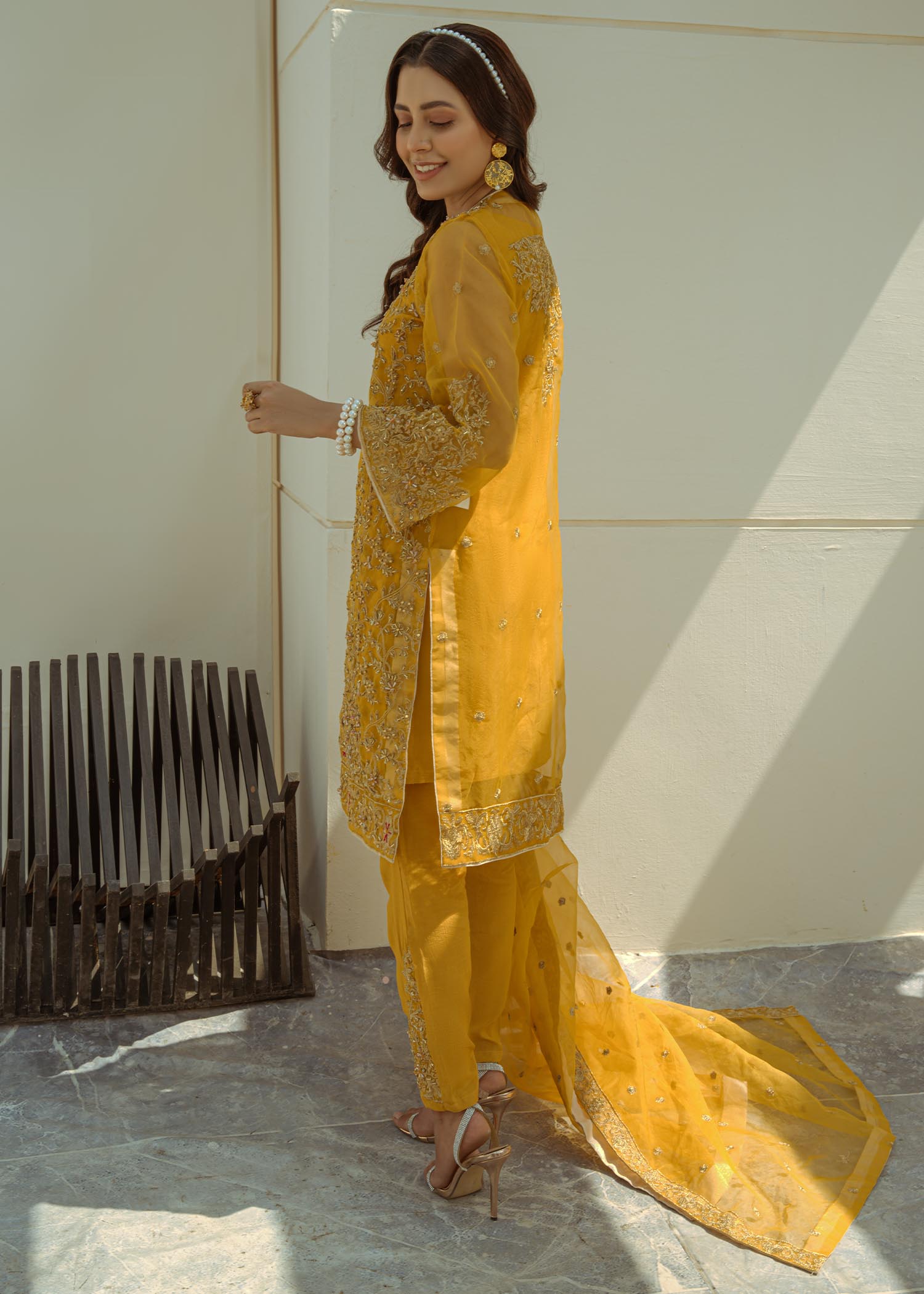 Laleen Mustard Jewel Women 4pcs