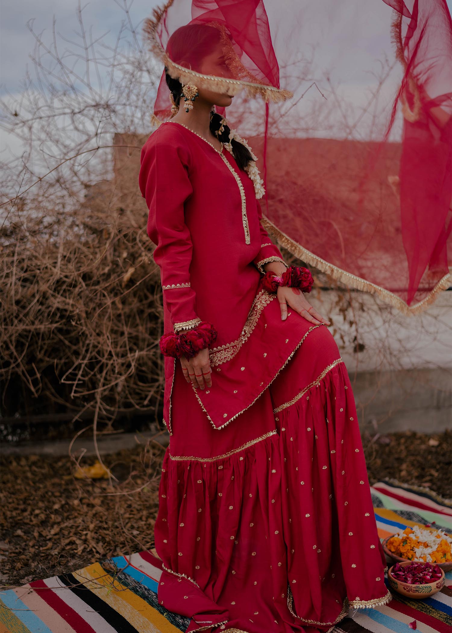 Thread 21 GHAZAL MAROON 21 021 Women 3pcs