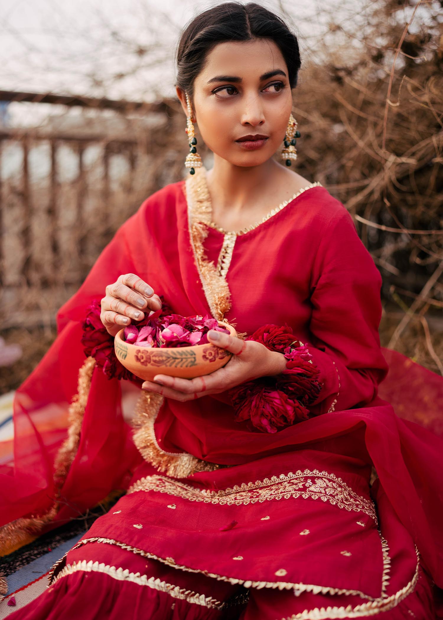 Thread 21 GHAZAL MAROON 21 021 Women 3pcs