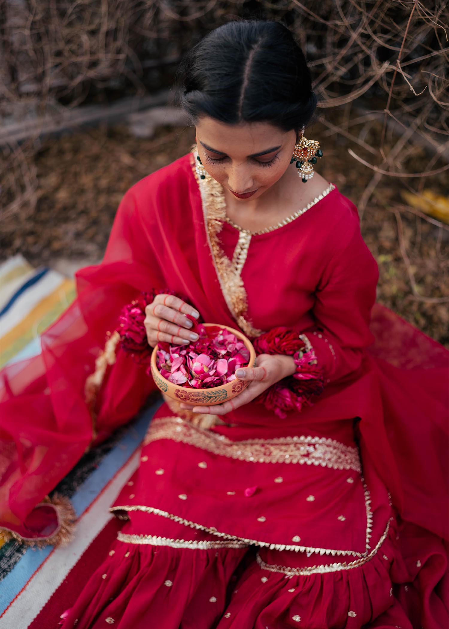 Thread 21 GHAZAL MAROON 21 021 Women 3pcs