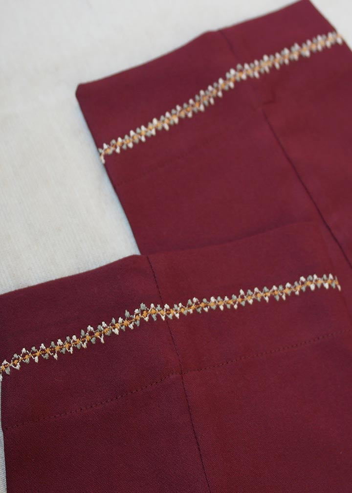 Aks-e-Jahan Garnet ready to wear suit Women 2pcs