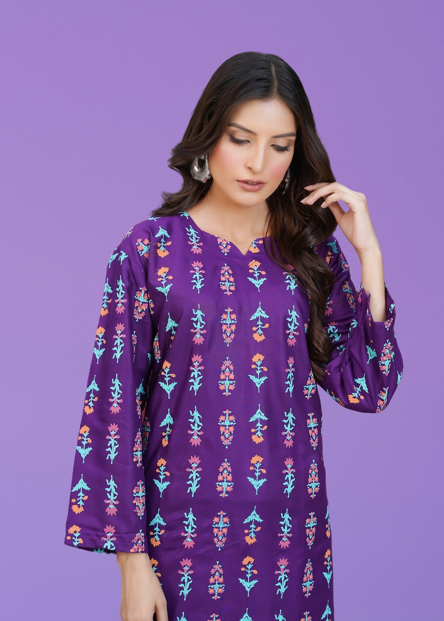 Hamna Kalim small flower 3d Women 2pcs