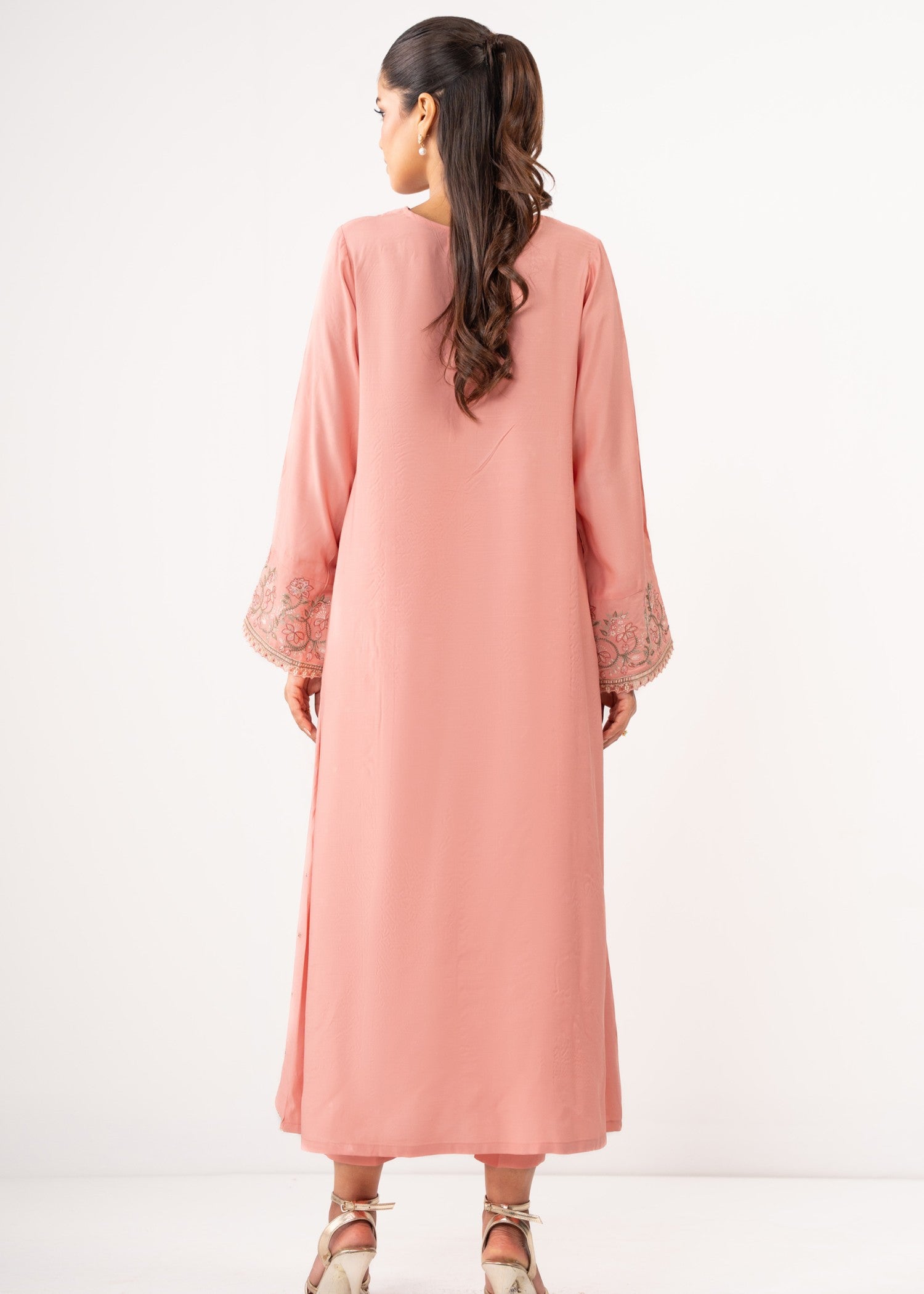 Zeen Stitched Embroidered Raw Silk Suit WZM25167 Women 2pcs