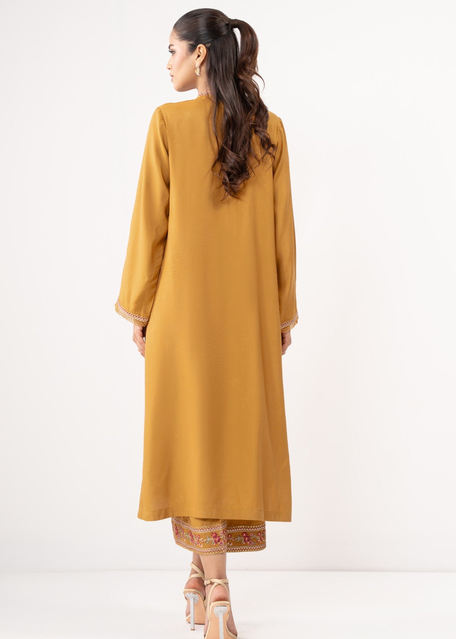 Zeen Stitched Embroidered Raw Silk Suit WZM25173 Women 2pcs