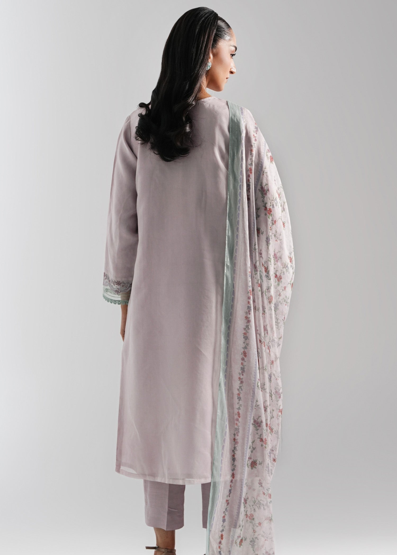 Zeen Stitched Embroidered Organza Suit WZM35125 Women 3pcs