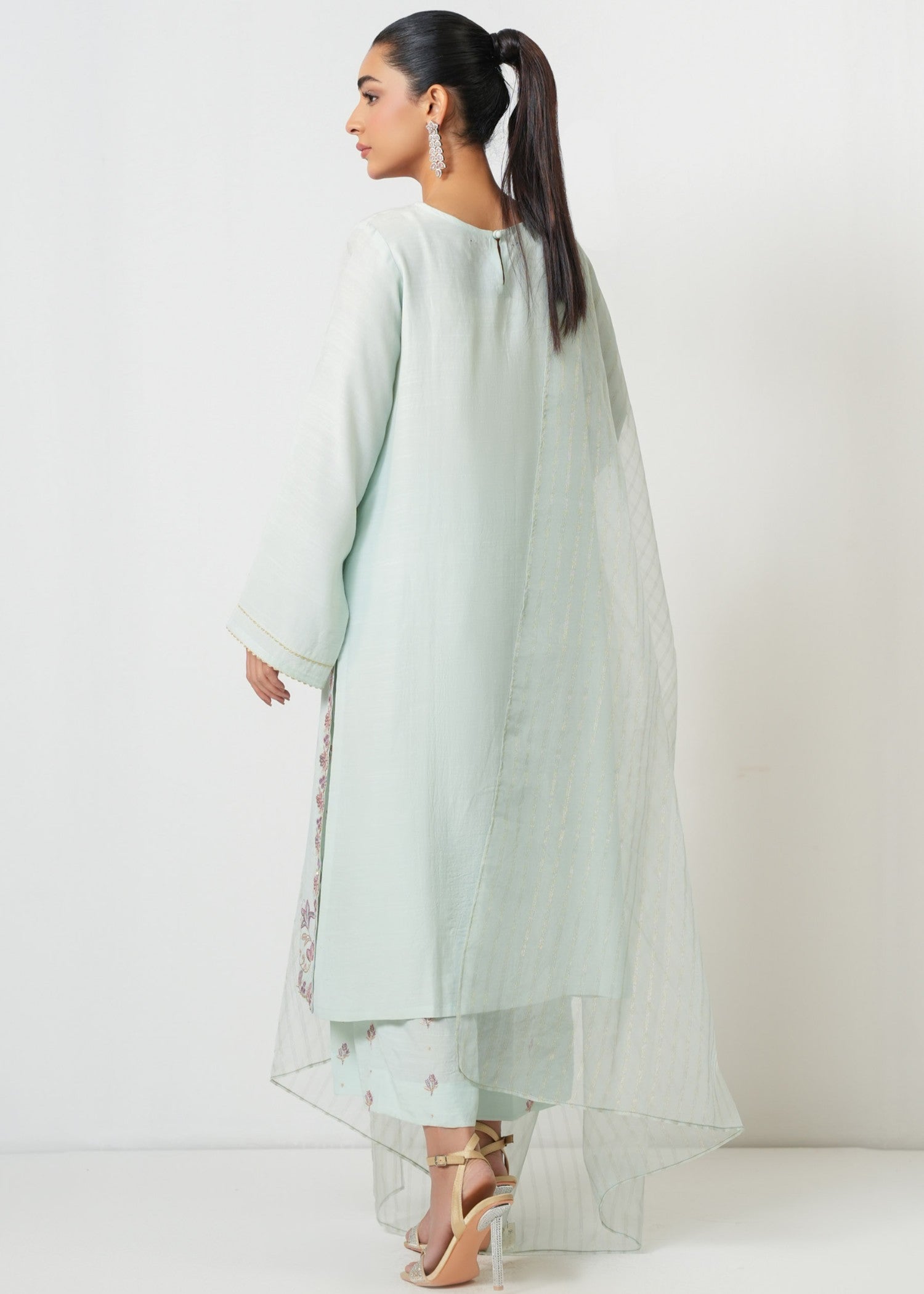 Zeen Stitched Embroidered Raw Silk Suit WZM35140 Women 3pcs