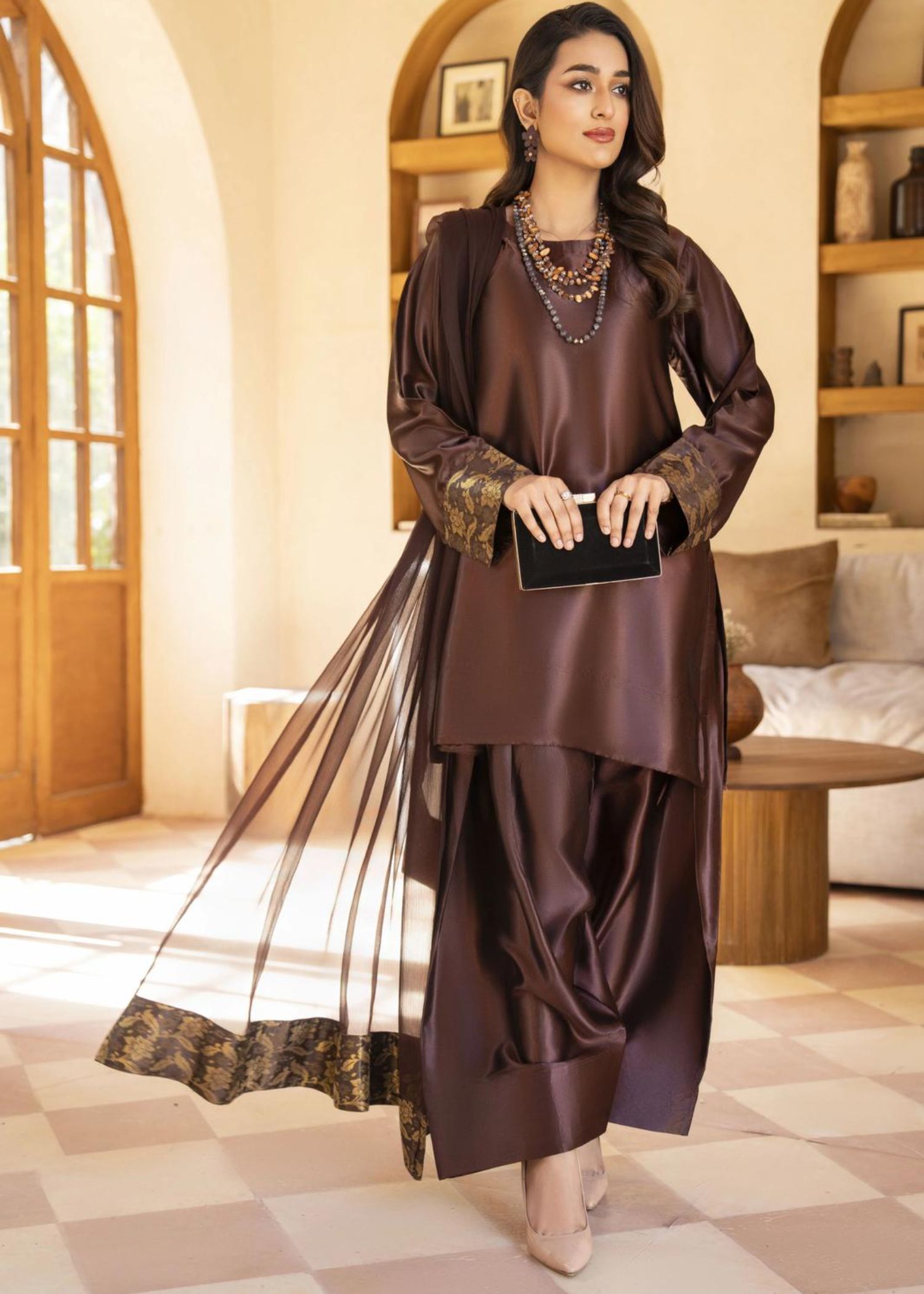 Momin Online Farshi shalwar 096 Women 3pcs