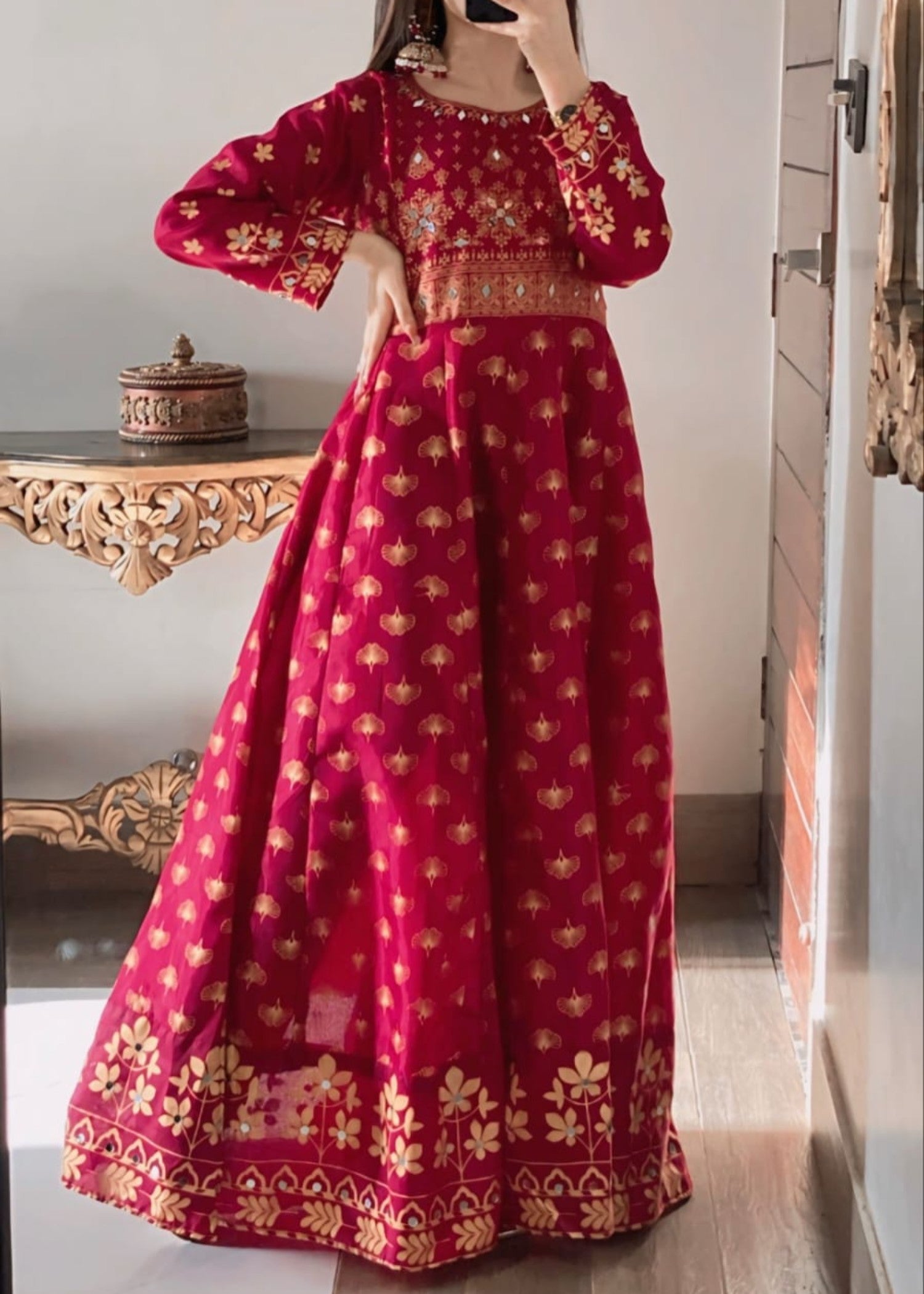 1 Mahoor Haven maroon new design 0057 Women 3pcs