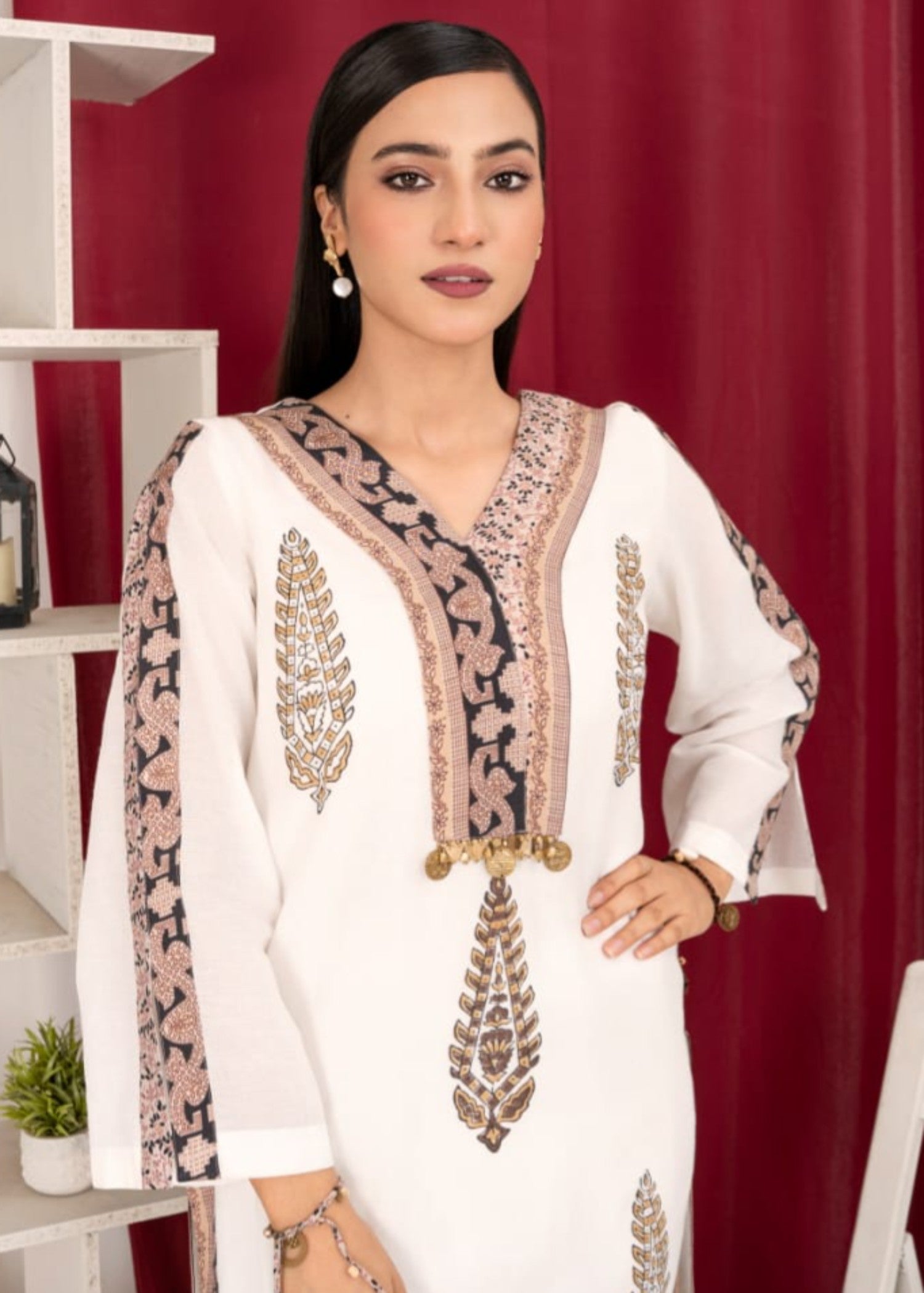 Shahmeen Zarqa Women 2pcs