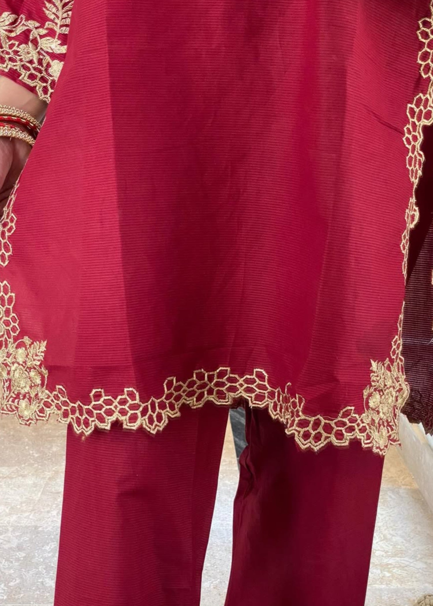 Haraj Collections Sequence Cotton Embroidered Women 2pcs