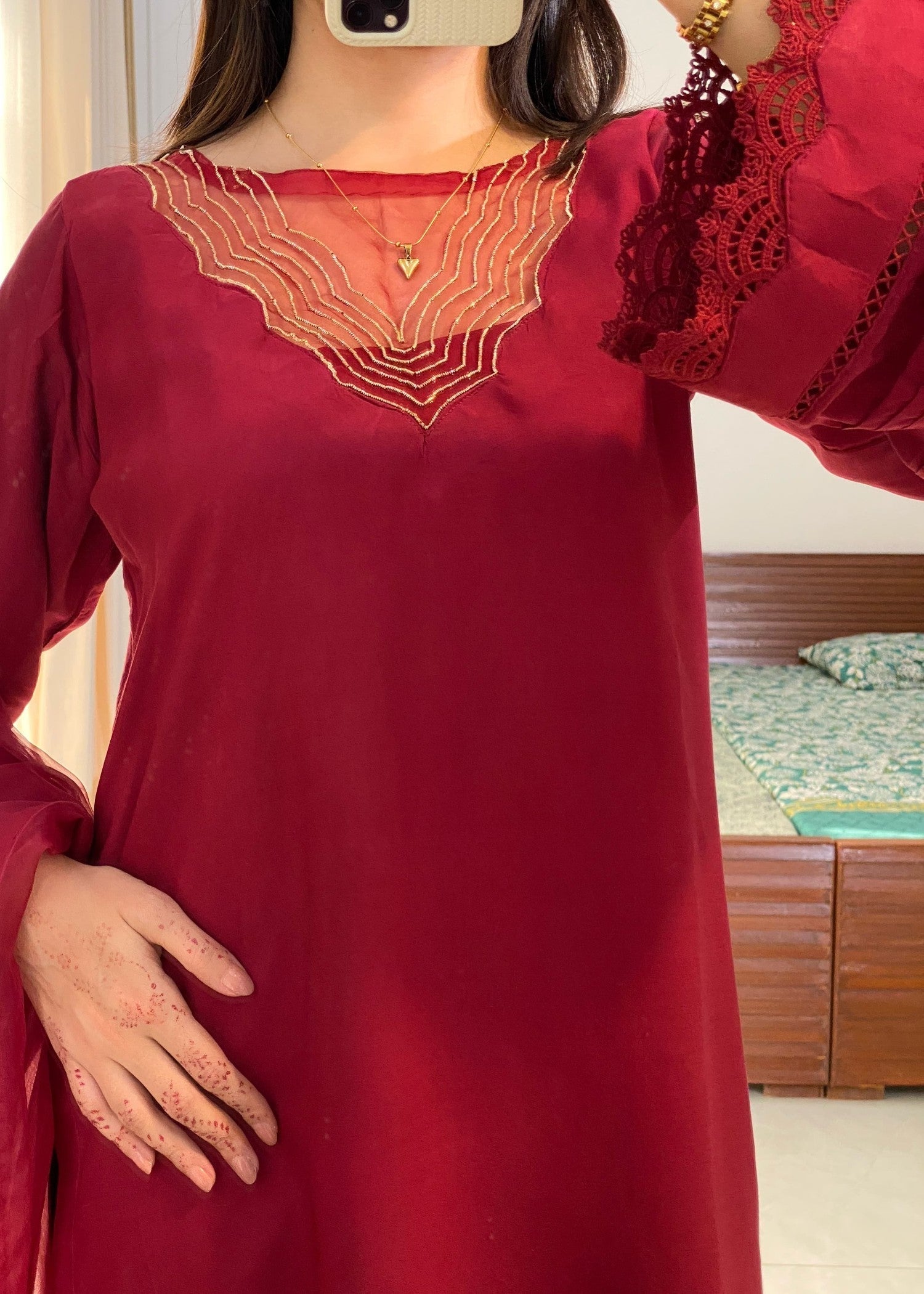 Wasli Ruby Farshi Shalwar Women 3pcs