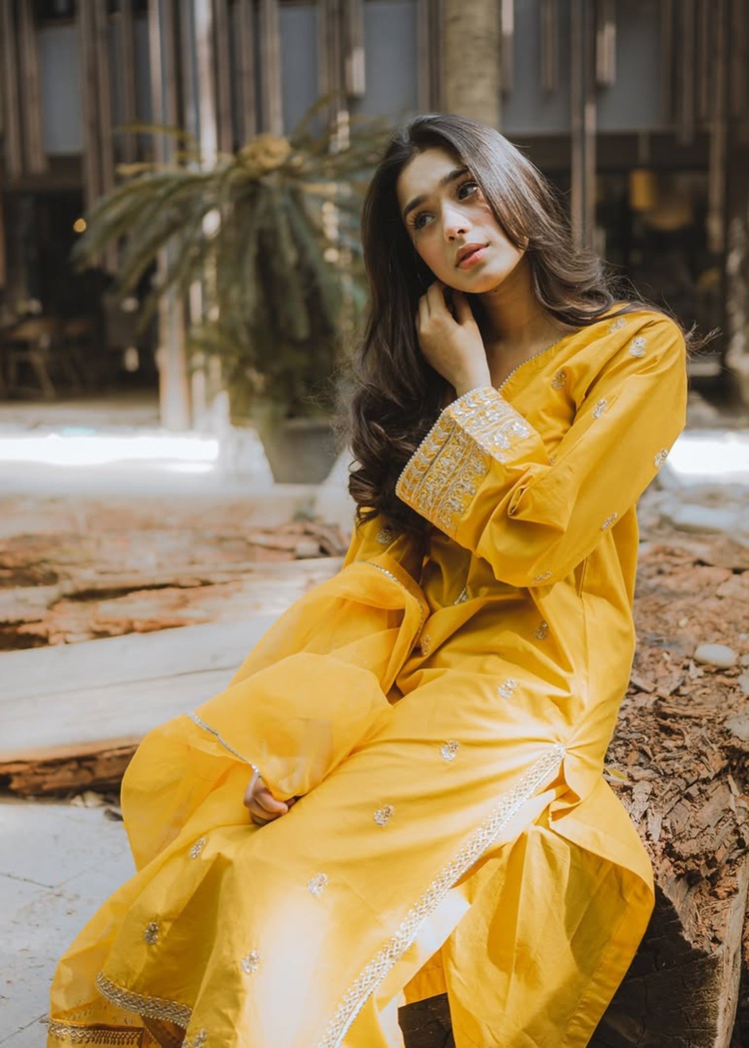 Ezno.Pk Mustard Women 3pcs