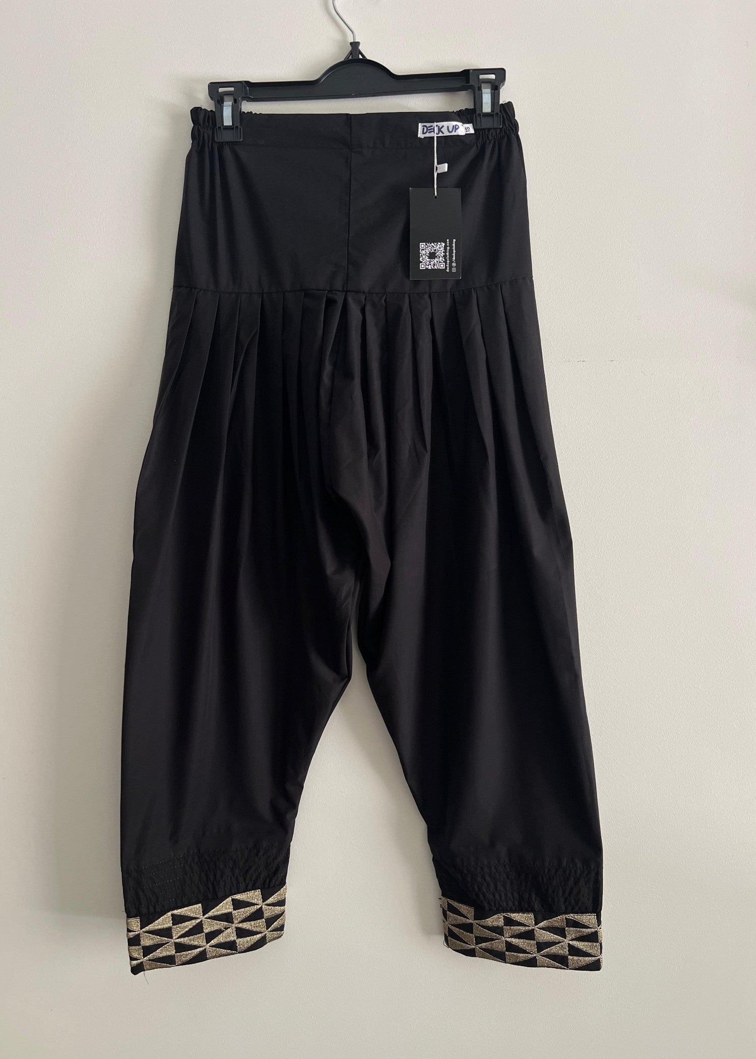 DECK UP Zari Mori Shalwar Black Women 1pcs