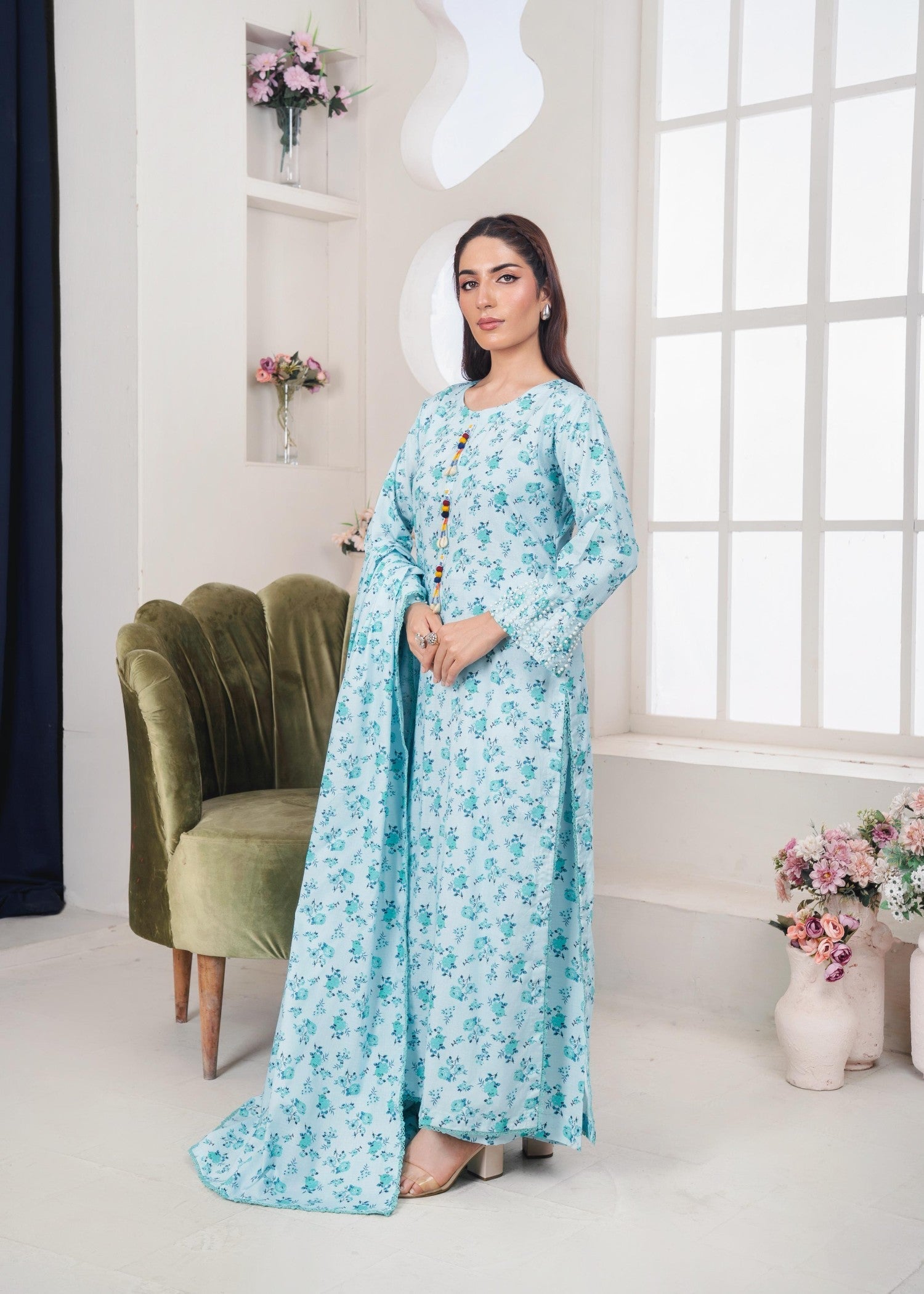 Fatima Noor’S Collections Bi 013 2 Women 3pcs