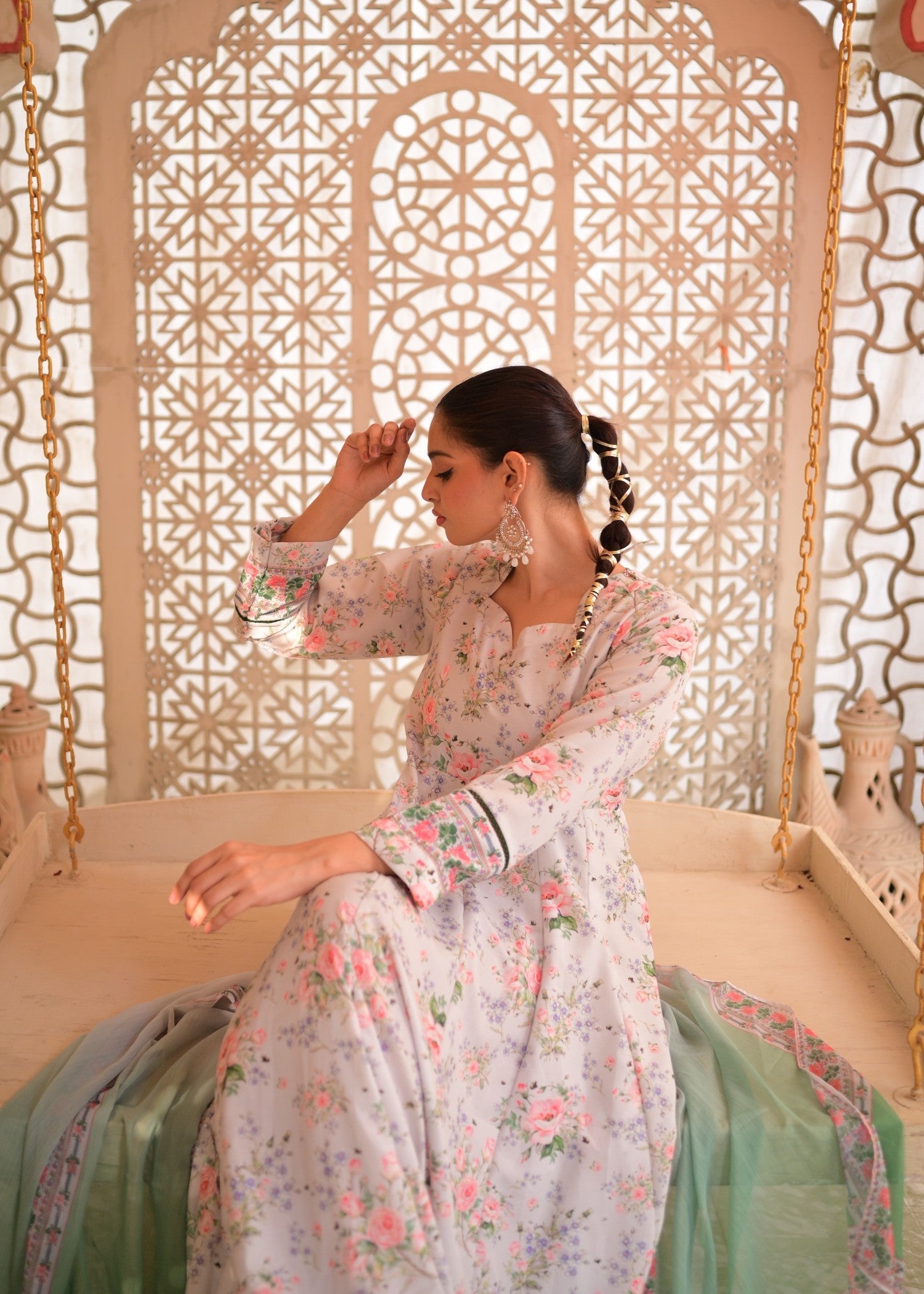 The Affordable Designer PASTEL BLOOM FROCK Women 2pcs