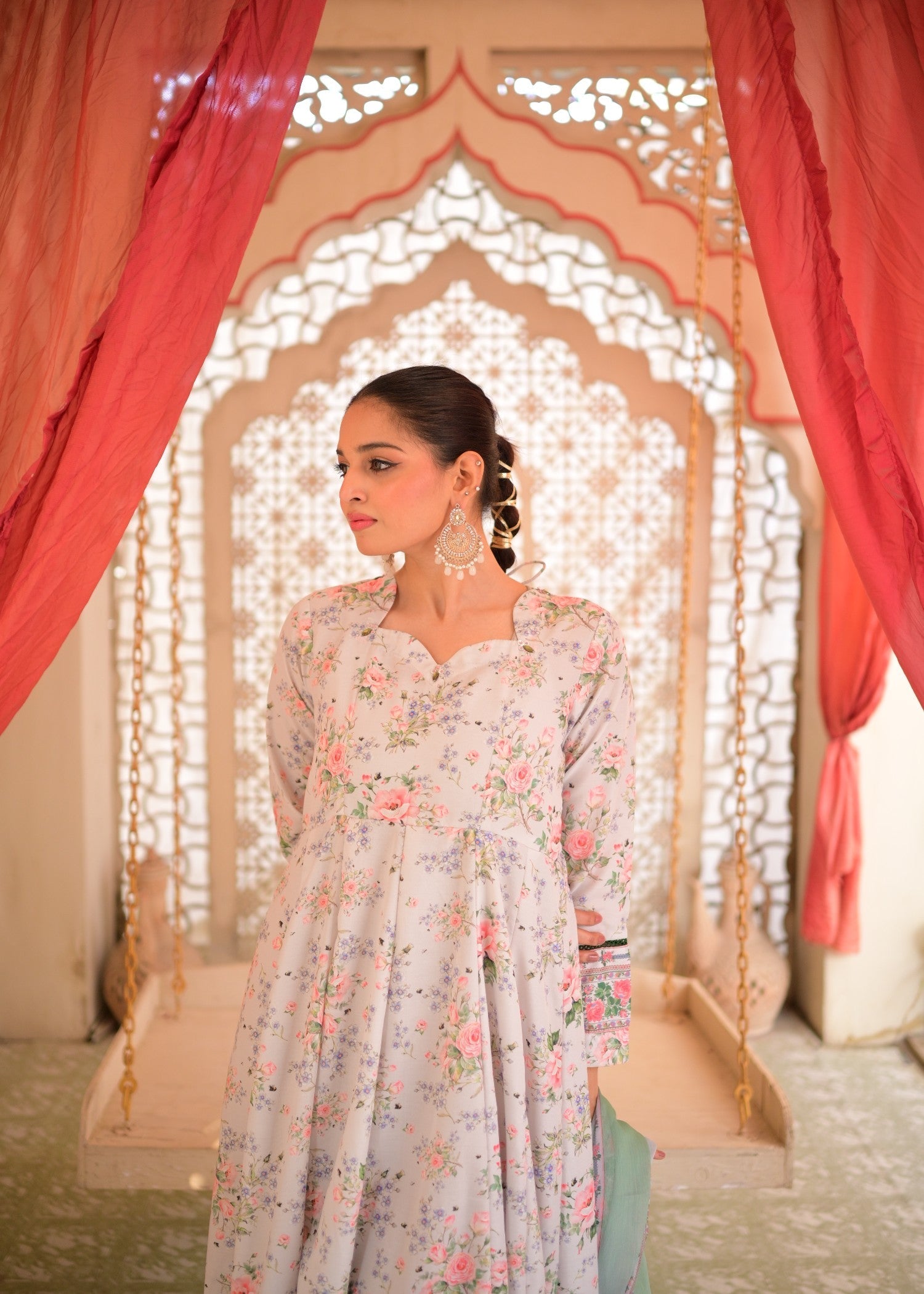 The Affordable Designer PASTEL BLOOM FROCK Women 2pcs