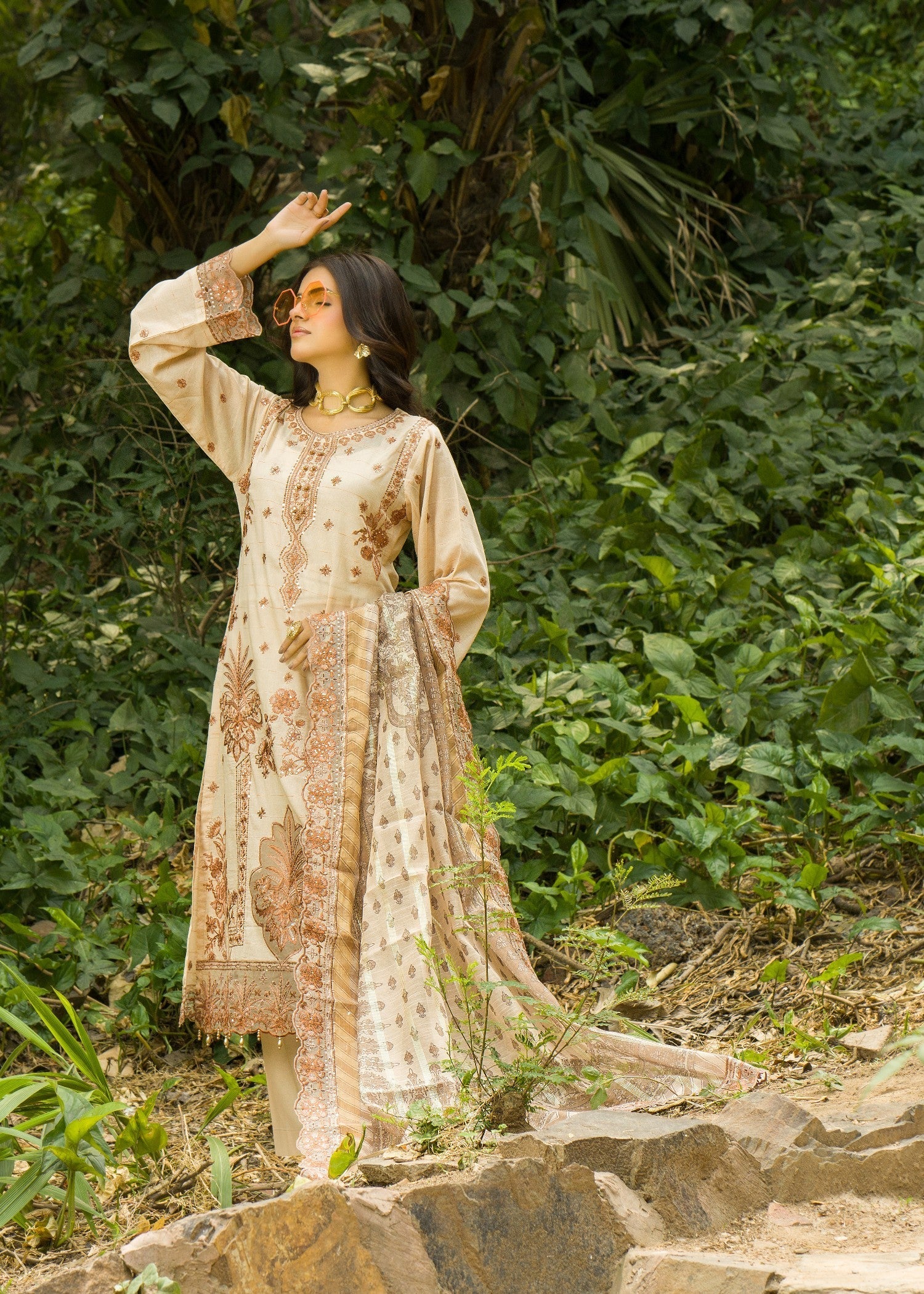 Mah-e-Rooh ZR 4045 R04 Women 3pcs