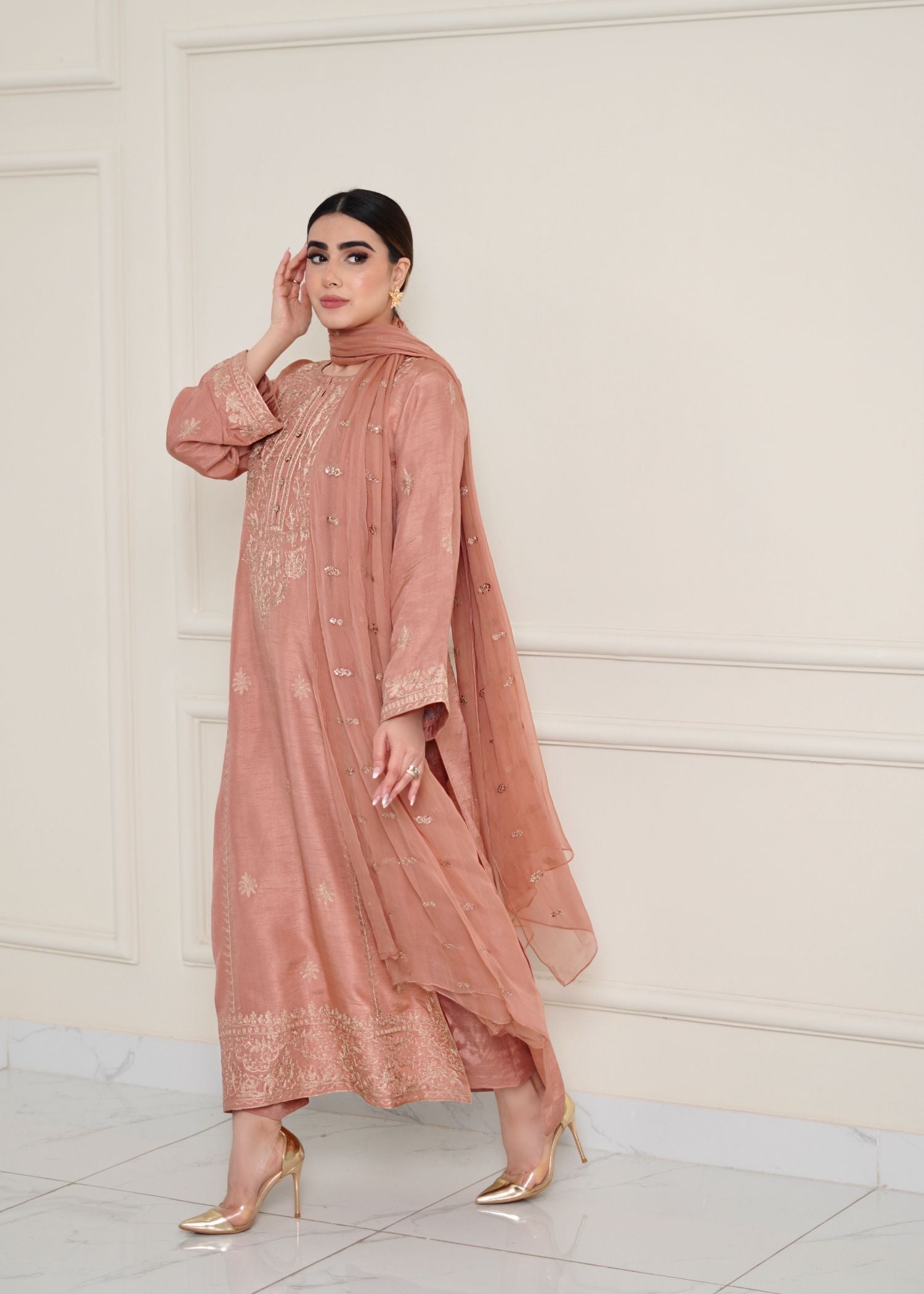 Maroon By Iqra Chaudhry Terracotta Women 3pcs