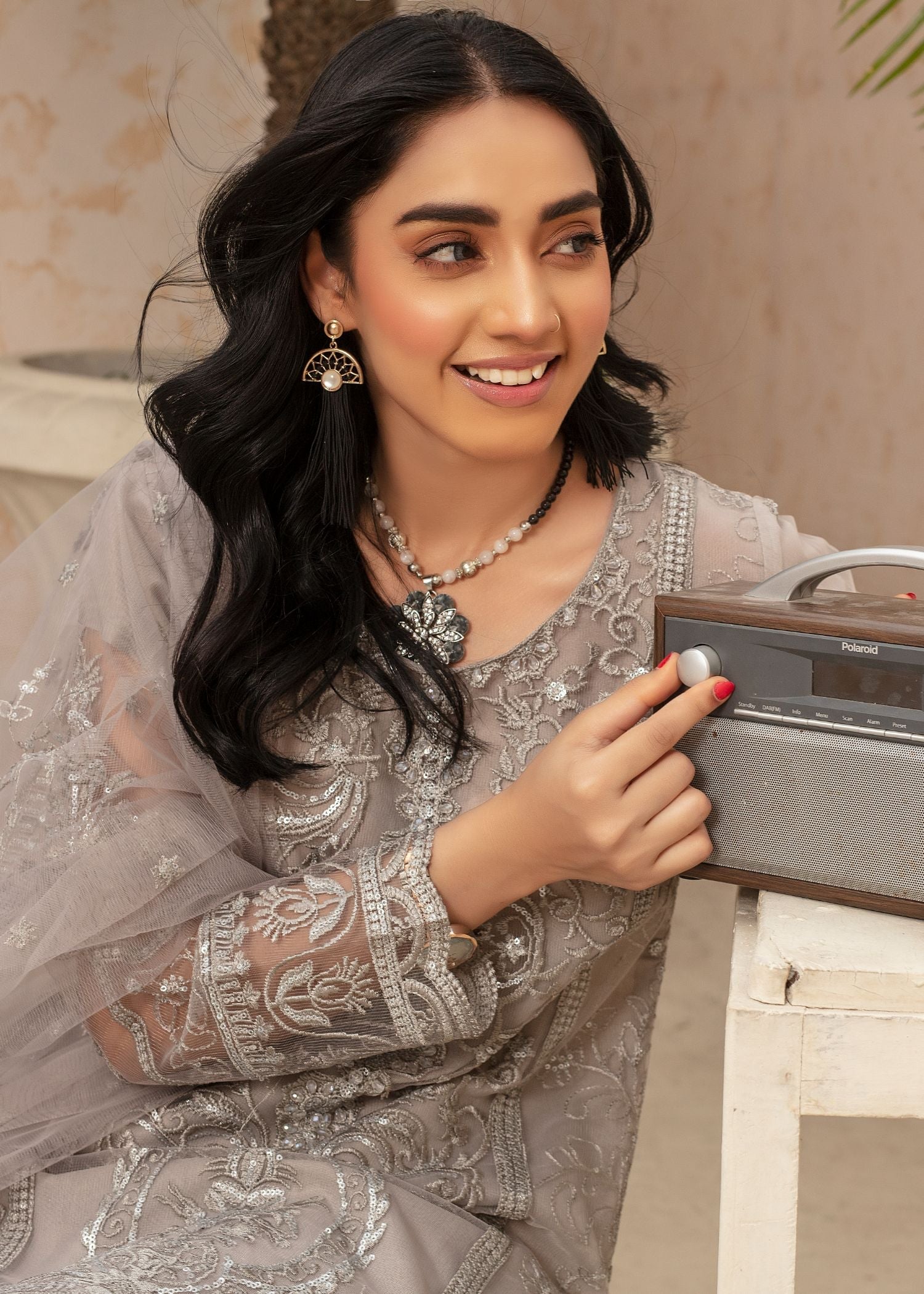 Pehnawa By Bin Akram’s SILVER SENSATION NET Women 3pcs