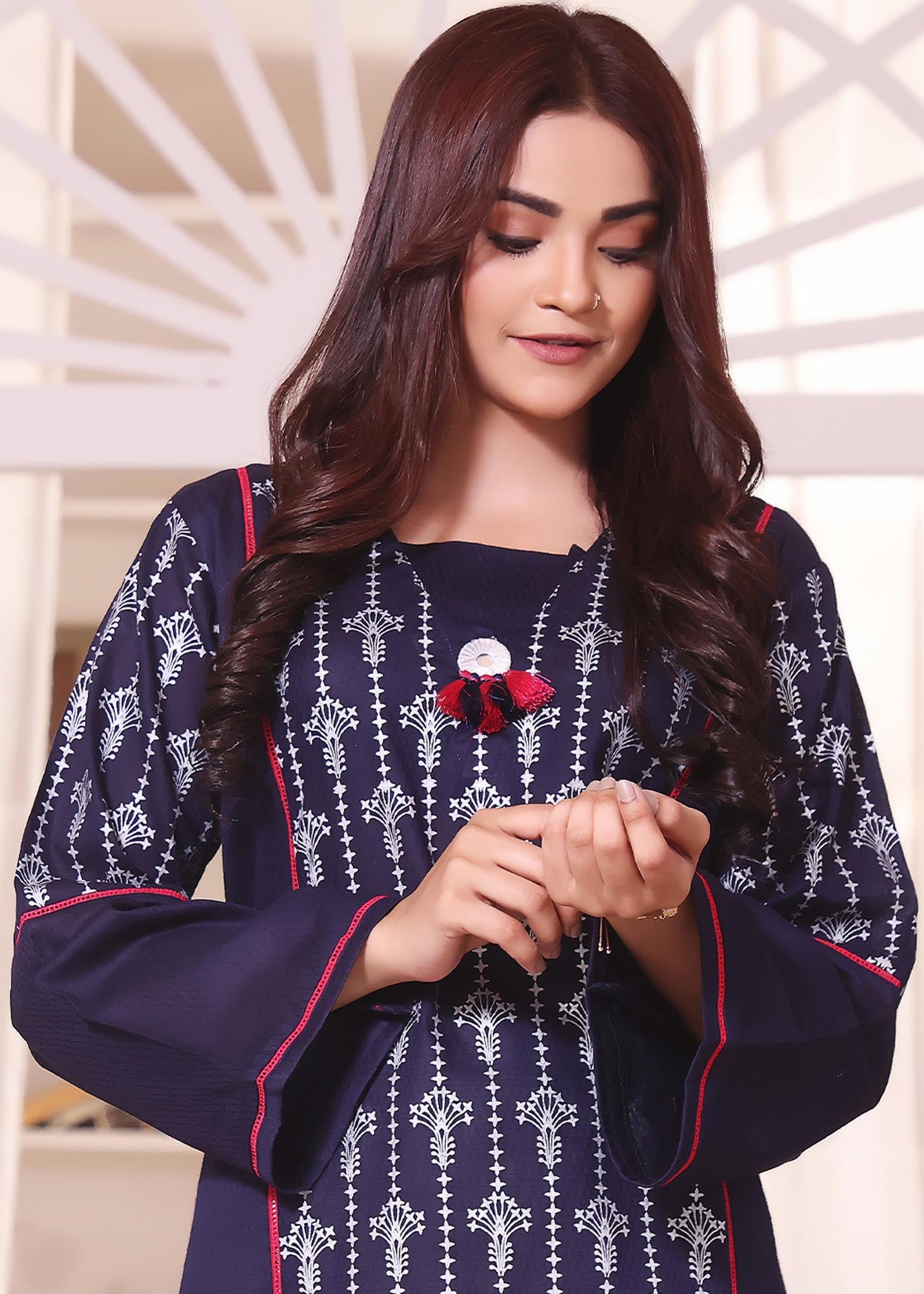 Kumash Textiles Blue Kurti Women Women 1pcs