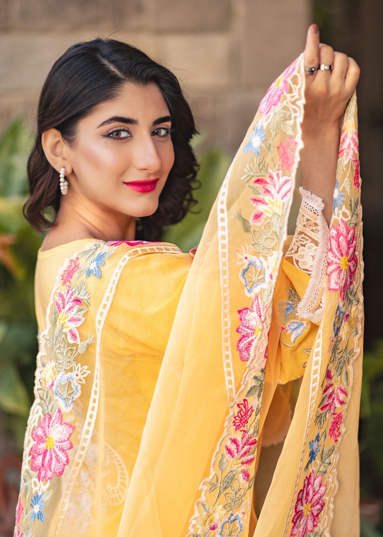 Al-Harir Apparel Manzar Yellow Women 3pcs