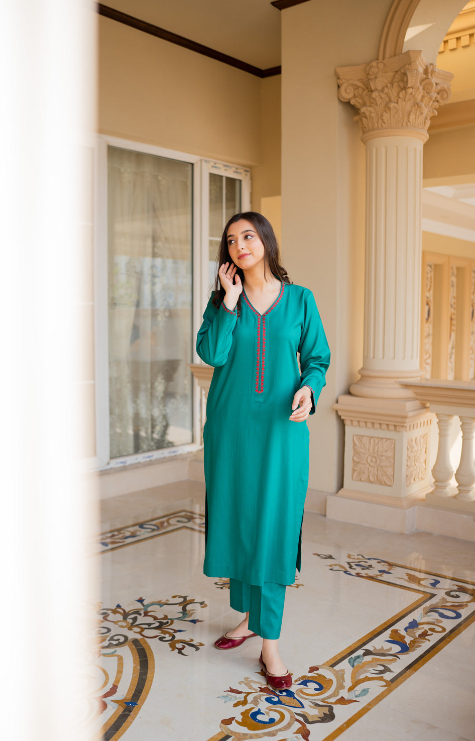 Aisling By Nirmal Dark Teal Women 2pcs