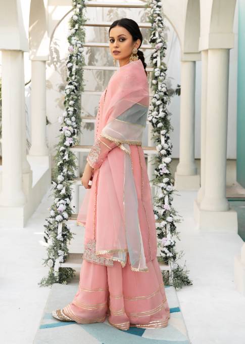 Hem Lotus Outfit Light Pink Women 4pcs