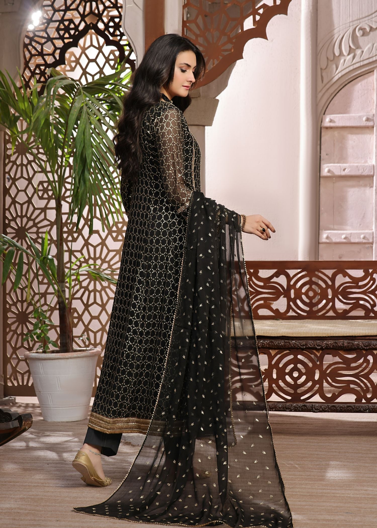 Ayesha Closet Shehzadi Black Enchantment Women 3pcs