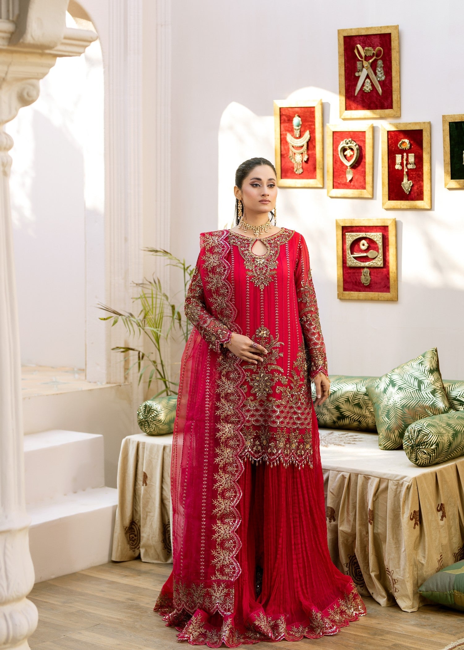 Shahjahan - Feel Royal Sj 24009 Pink Women 3pcs