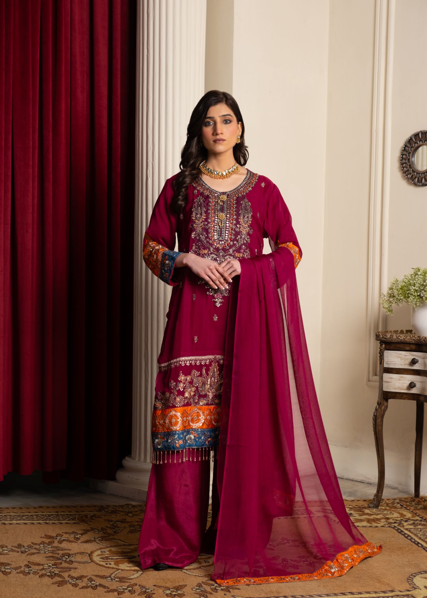 Pehnawa By Bin Akram’s TIMELESS GRACE CHIFFON Women 3pcs