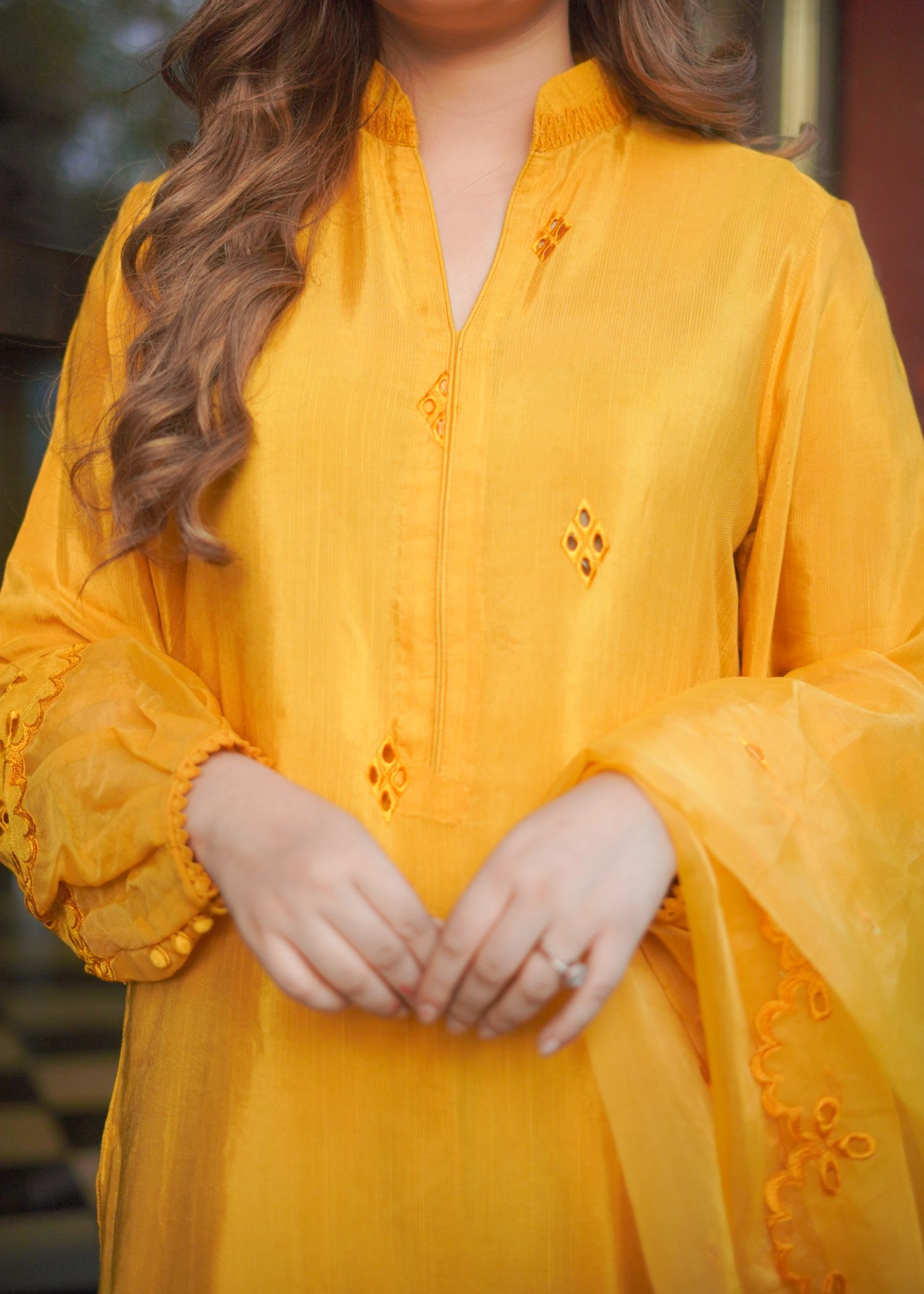 Fozia Khalid MARIGOLD Women 3pcs