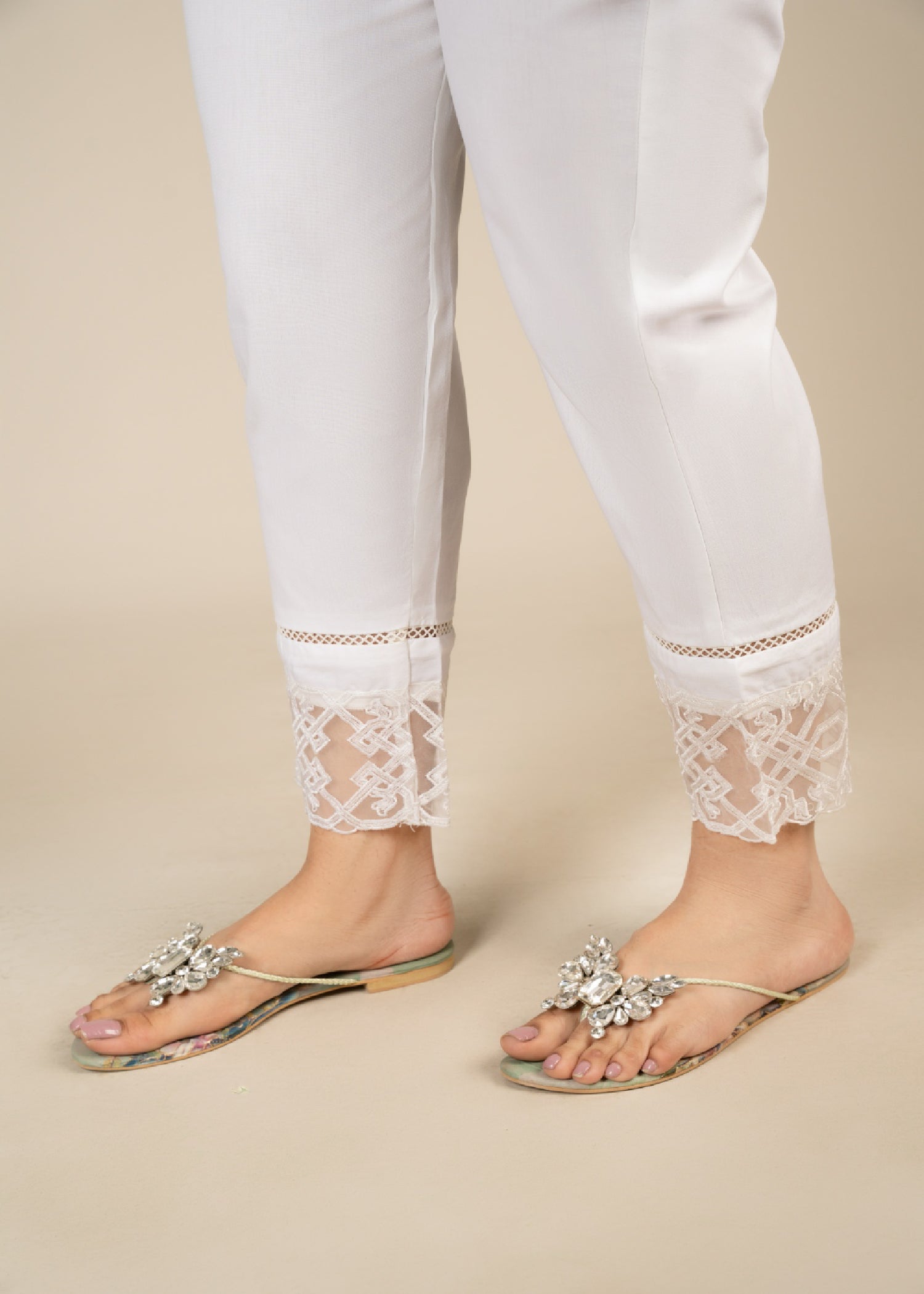 Punkh Trouser CT 64 White Women 1pcs