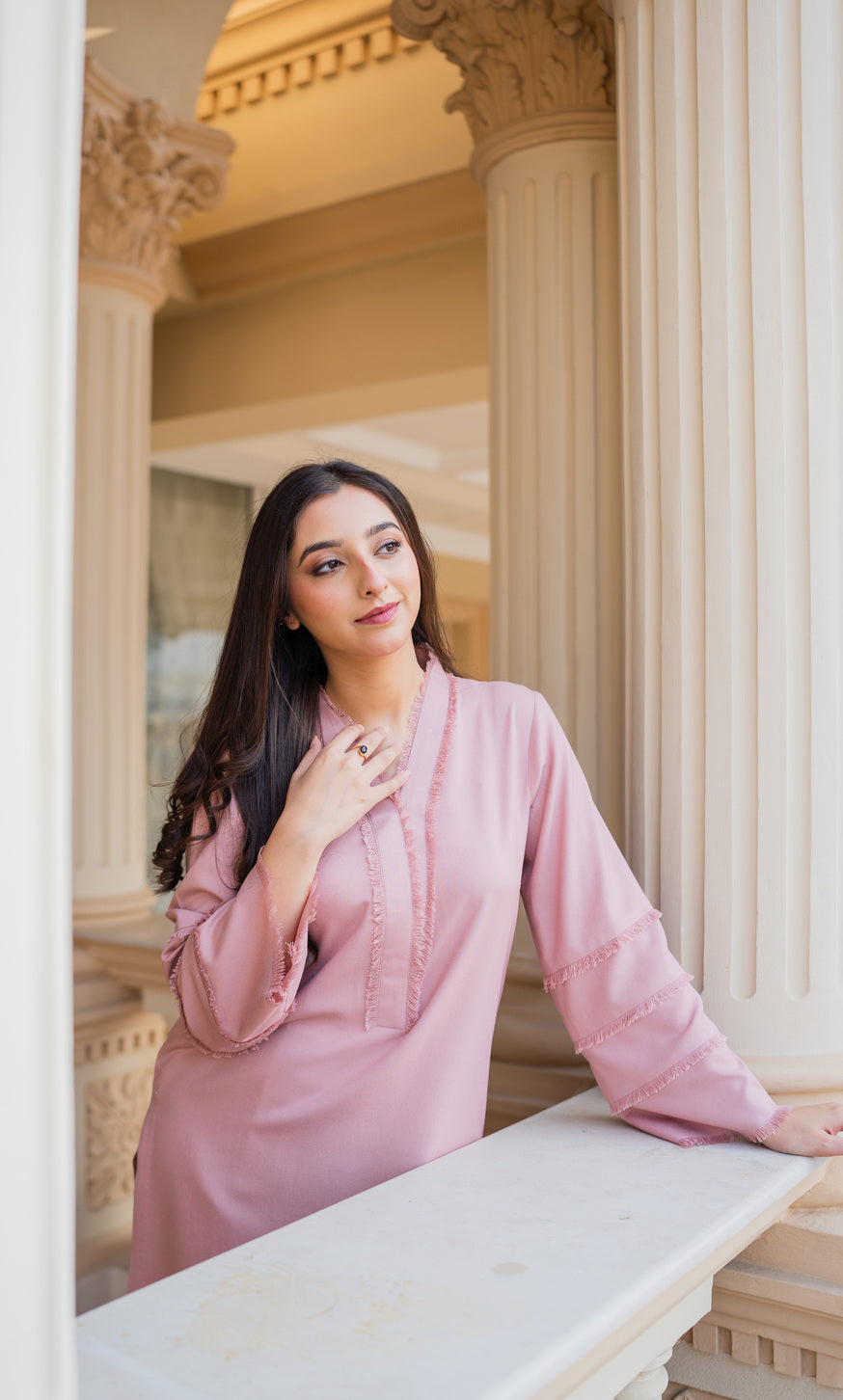 Aisling By Nirmal Pastel Pink Women 2pcs