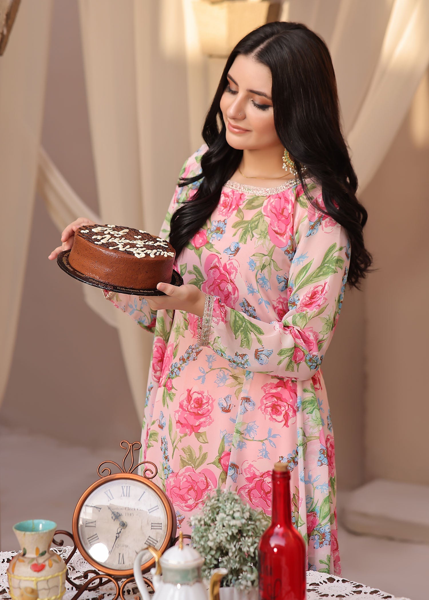 Nazmina Pink Fantasy Women 2pcs