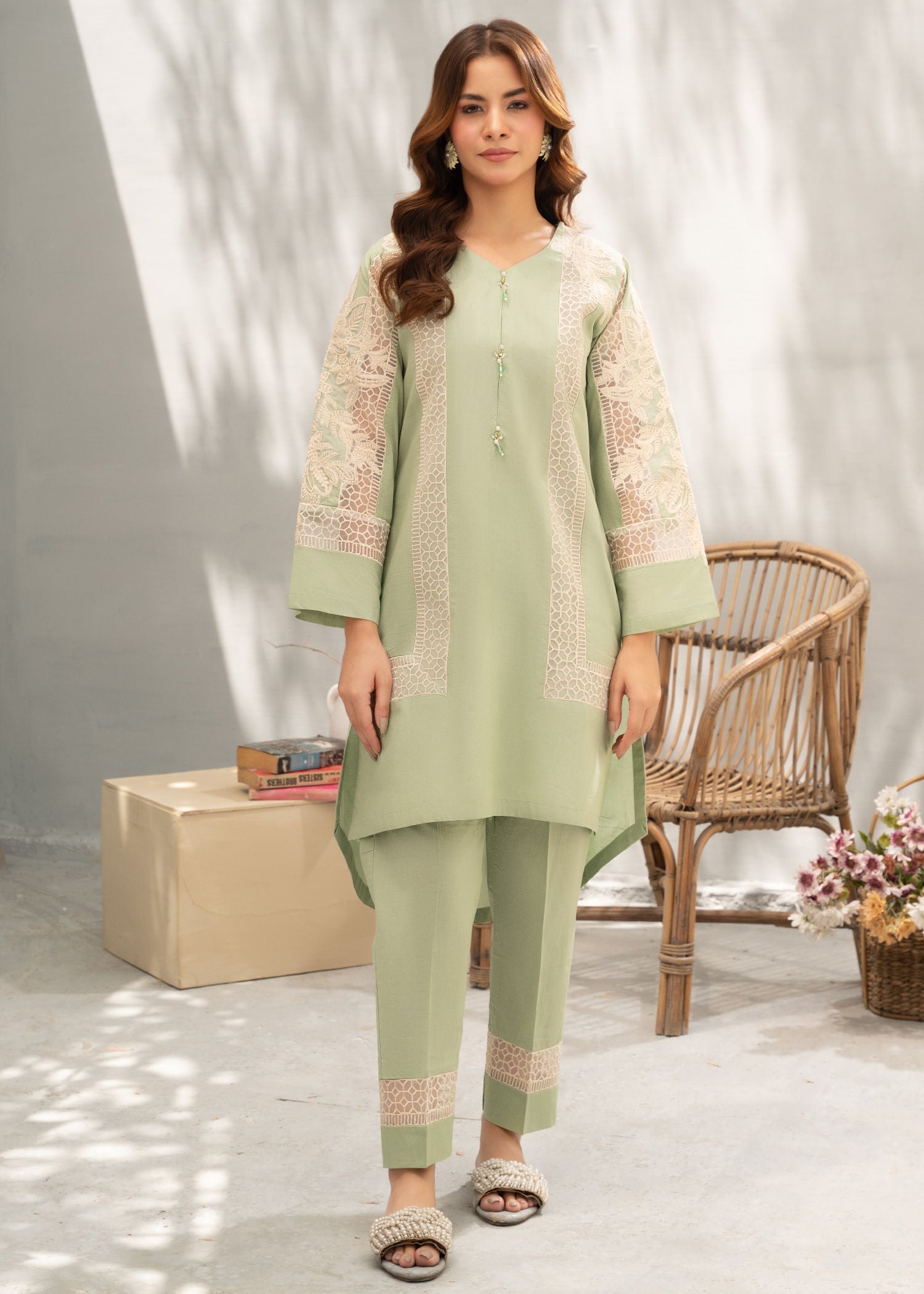 Sahibas By Mirza Almira (Pista) Women 2pcs