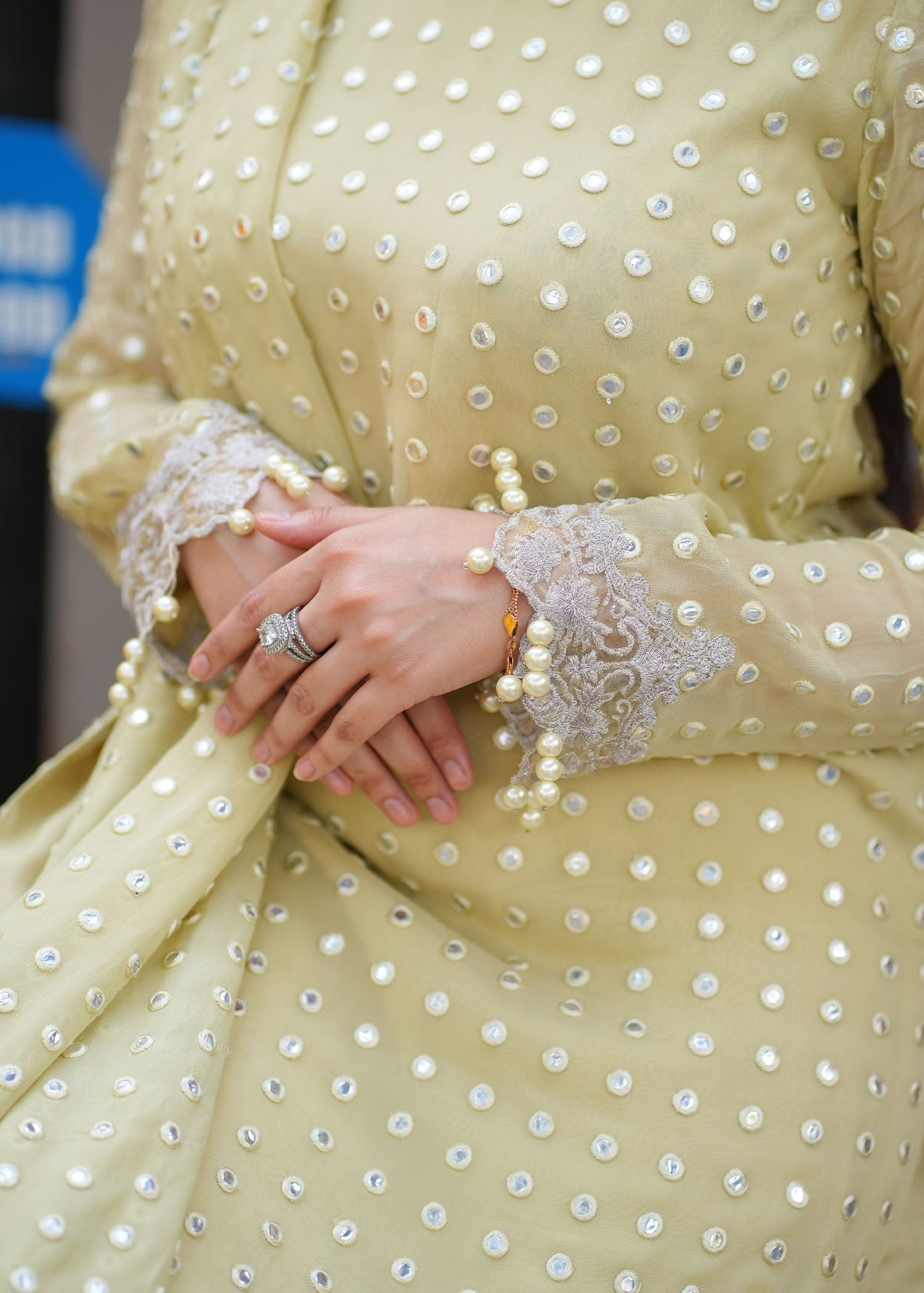 Rang-e-Haya Salina (Lime) Women 4pcs