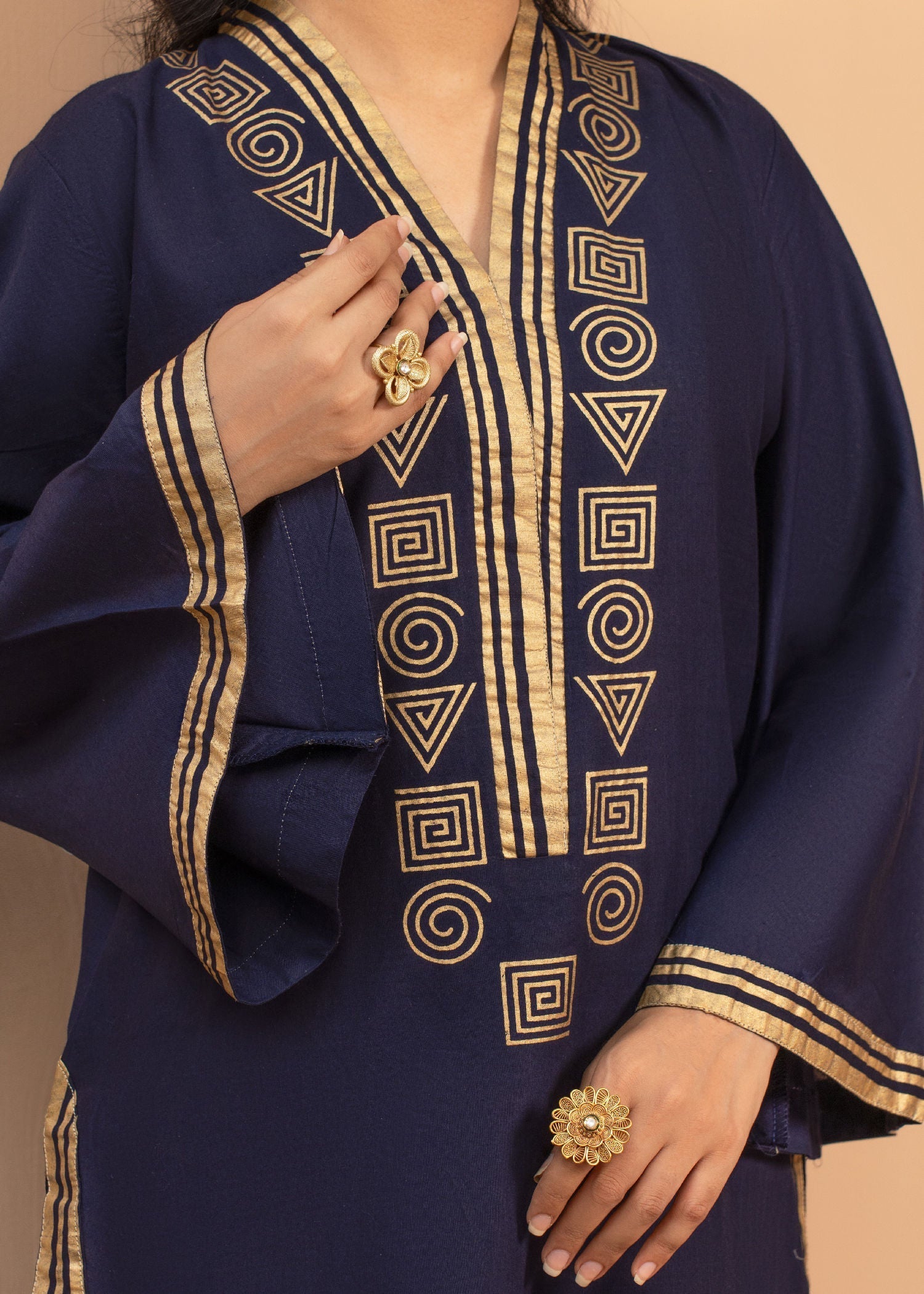 Sahibas By Mirza Retro (Blue) Women 3pcs