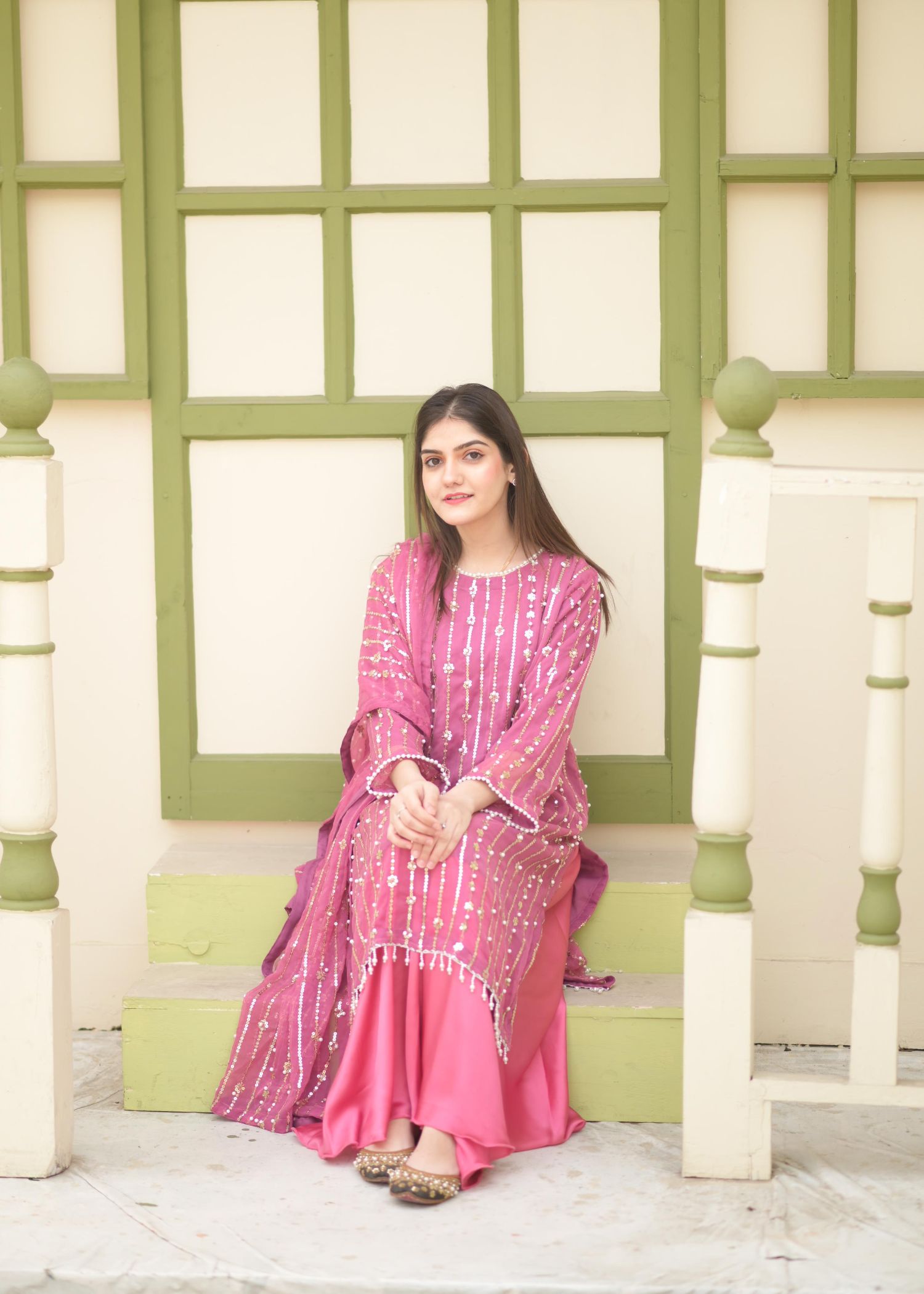 Rangoon Clothing Taabir TeaPink Women 3pcs