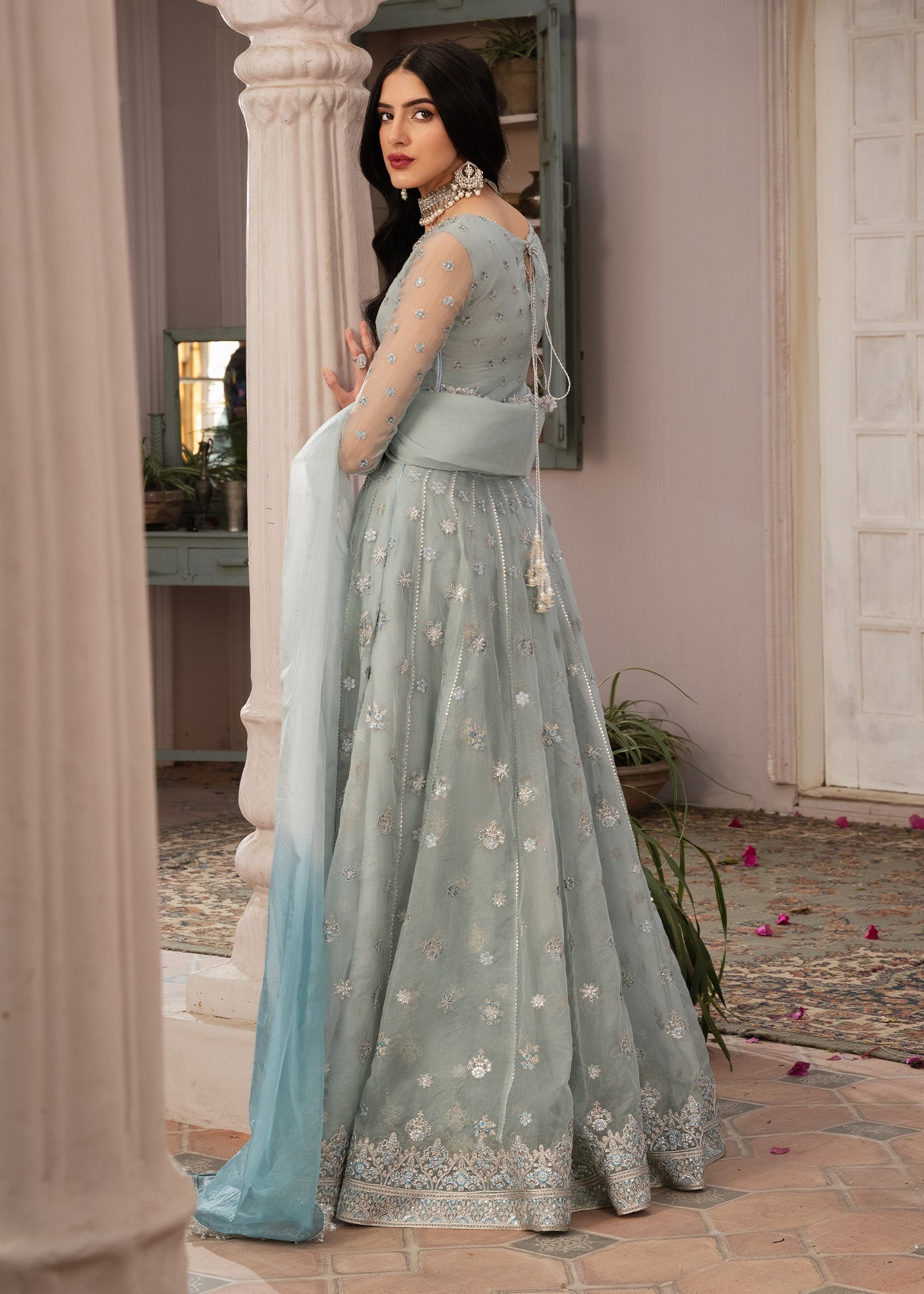 Rang-e-Haya Aysel (Ice Blue) Women 3pcs