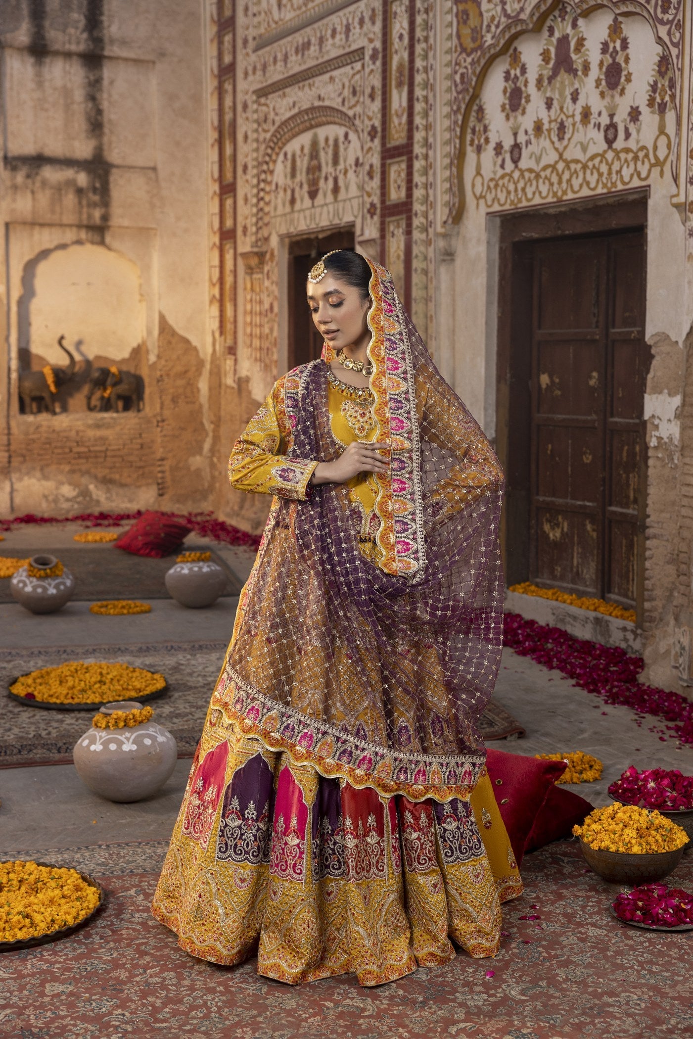 Shahjahan - Feel Royal SJ 23032 YELLOW Women 3pcs