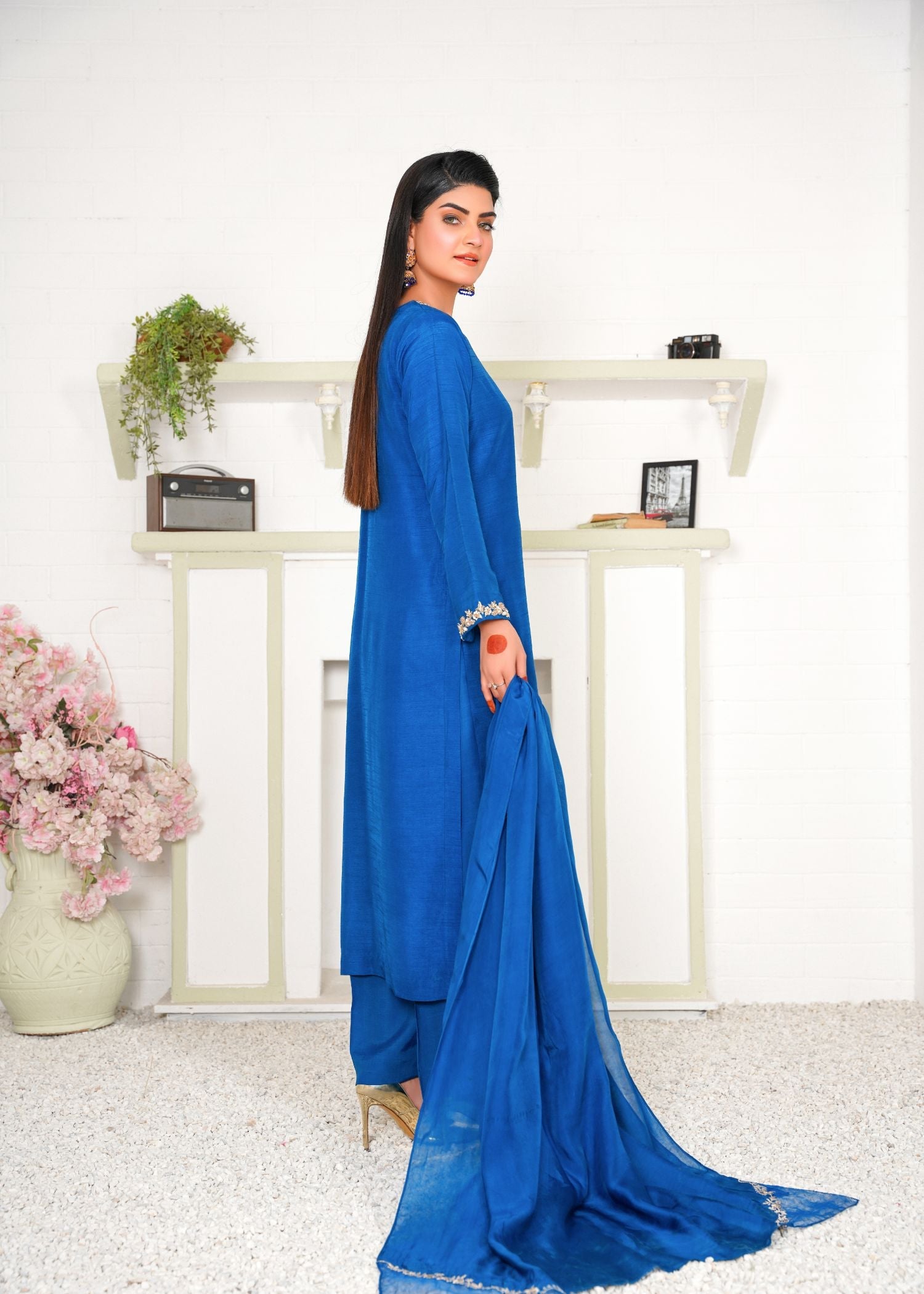 Hadia Batool janet blue Women 3pcs
