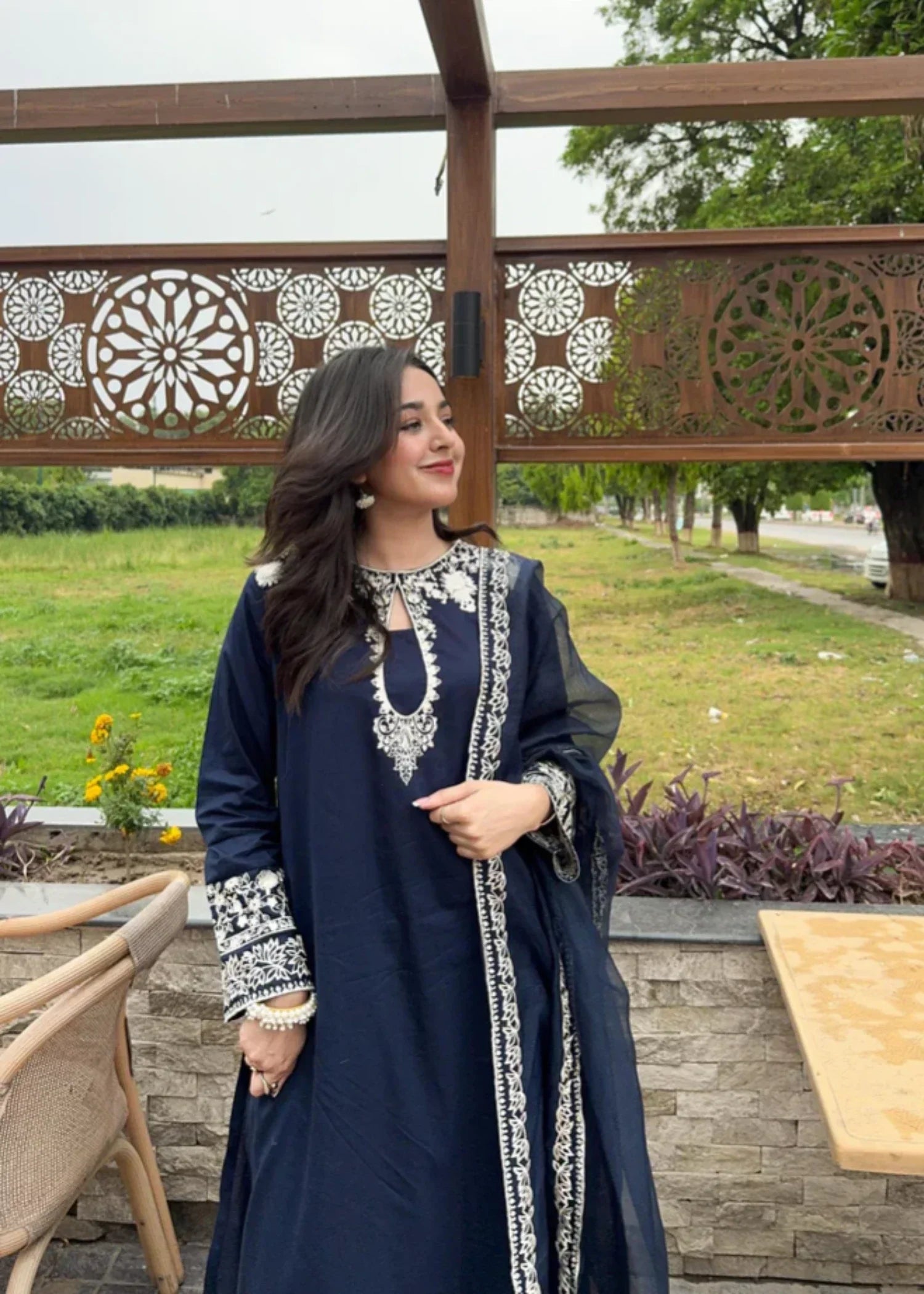 Tiraz Dilara (Blue) Women 3pcs