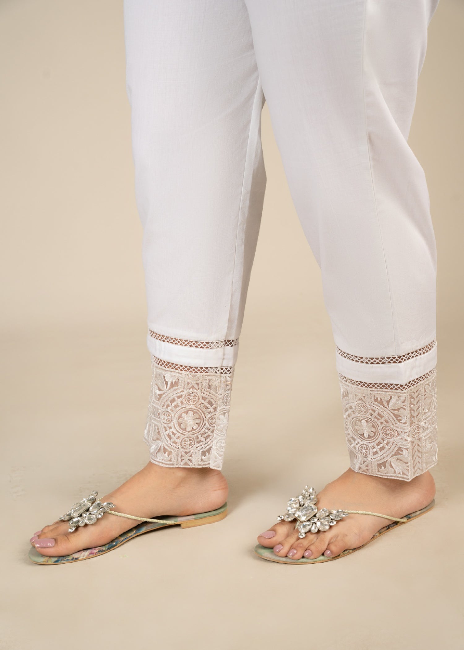Punkh Trouser CT 60 White Women 1pcs