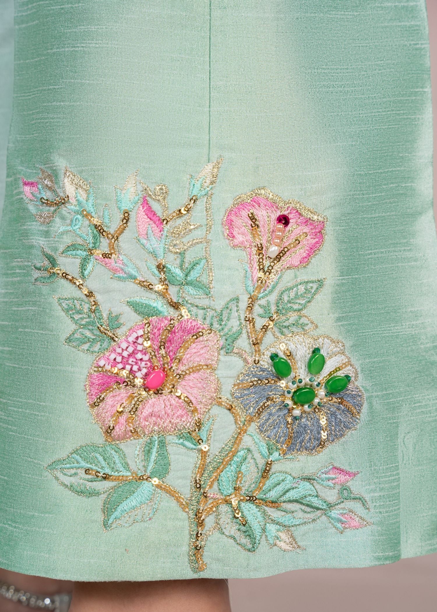 Rang-e-Meeras Mint Green Women 1pcs