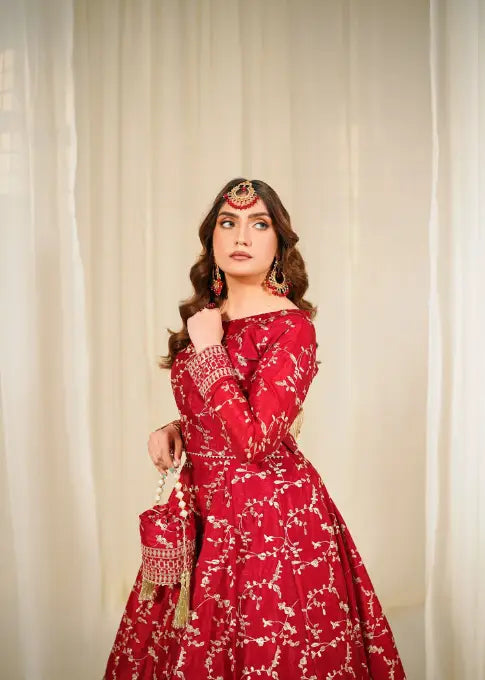 Peraan by SH Ghazal Maroon Women 3pcs