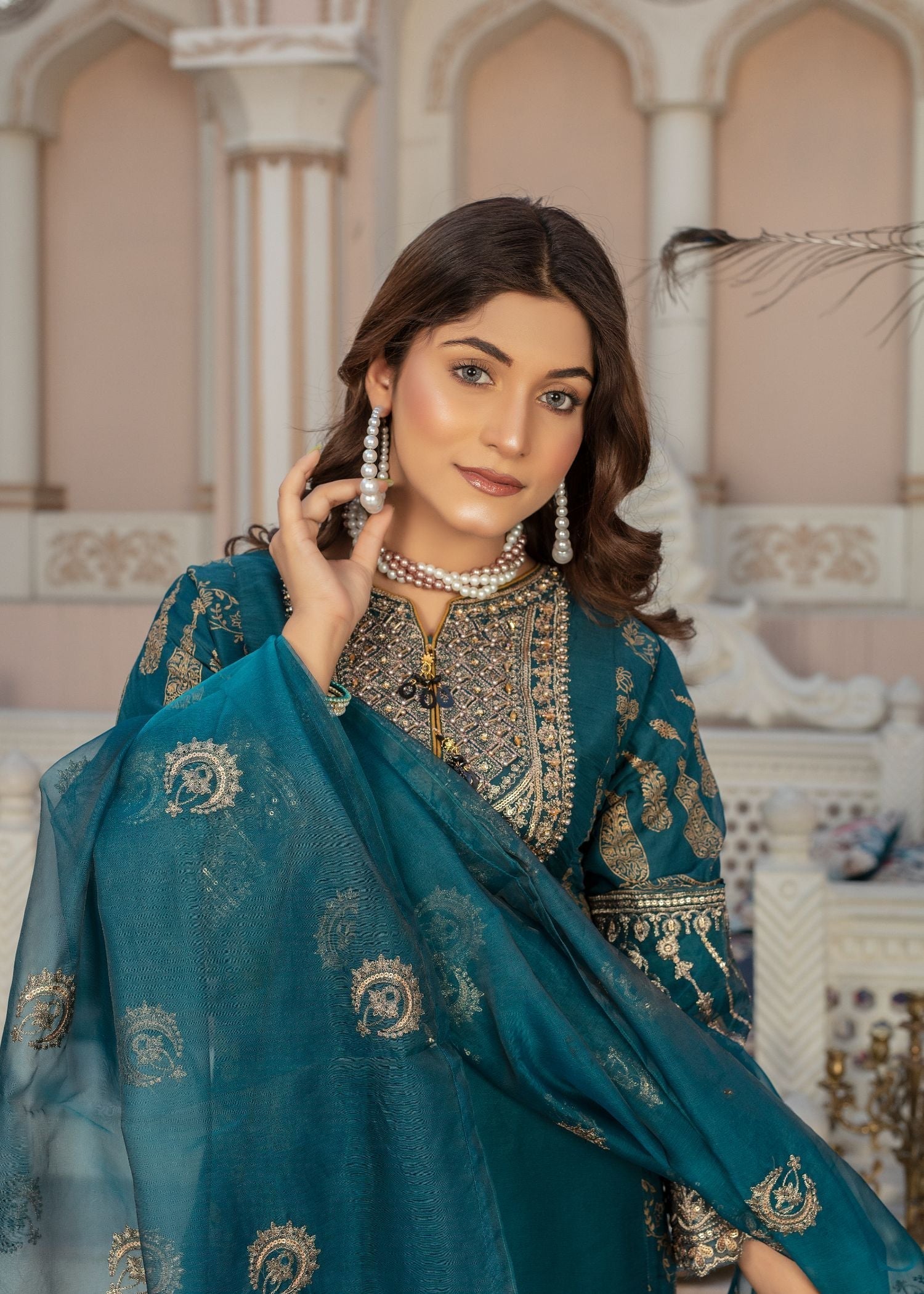 Pehnawa By Bin Akram’s ETHERAL CHARM ZINC CHIFFON Women 3pcs