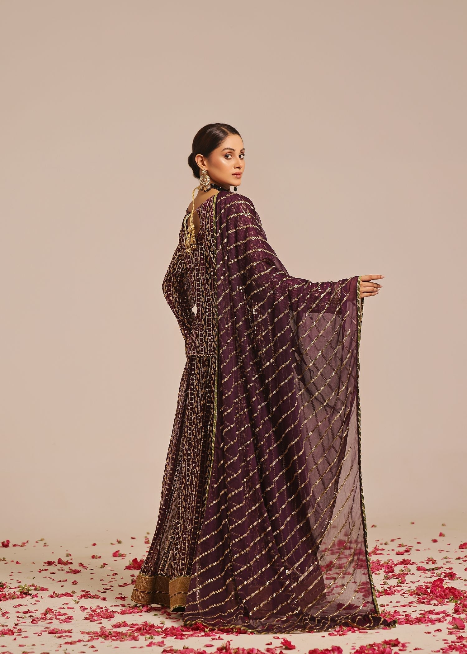 Ayesha Closet Shadmani Plum Obsession Women 3pcs